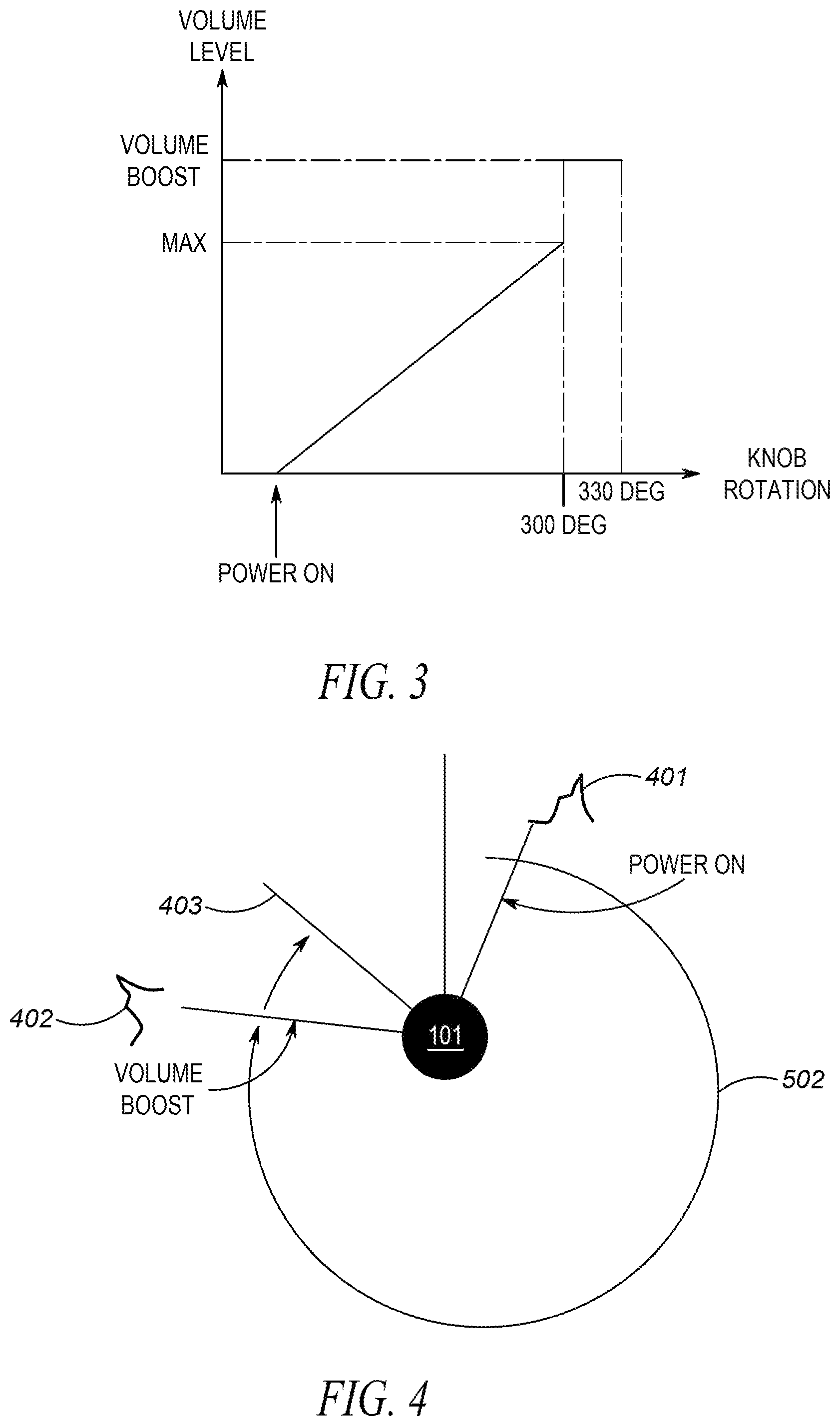 Patent US12375856 Figure 3 – Volume control for an electronic device