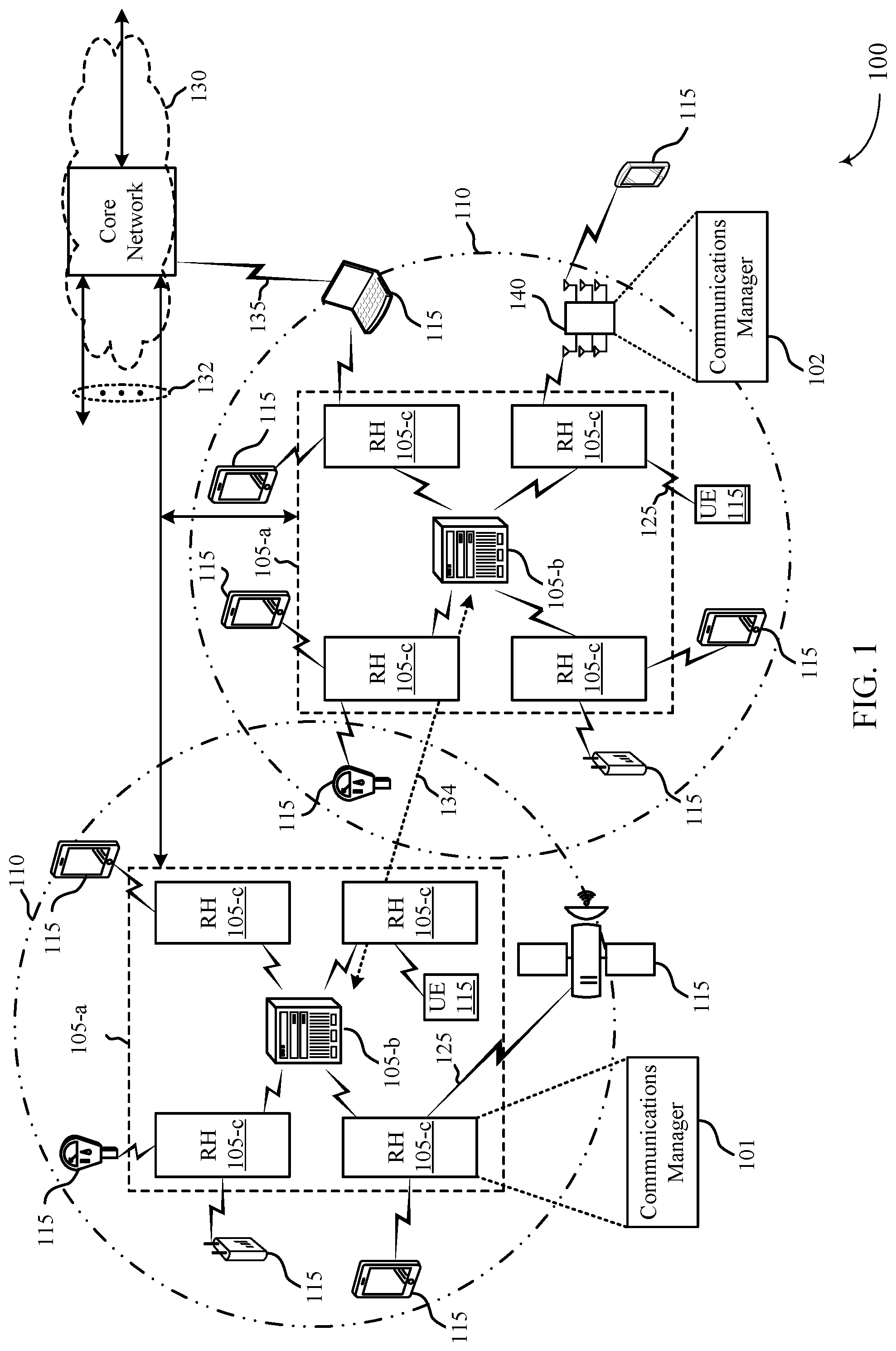 Patent US12375943 — Power saving of smart repeaters — Figure 1