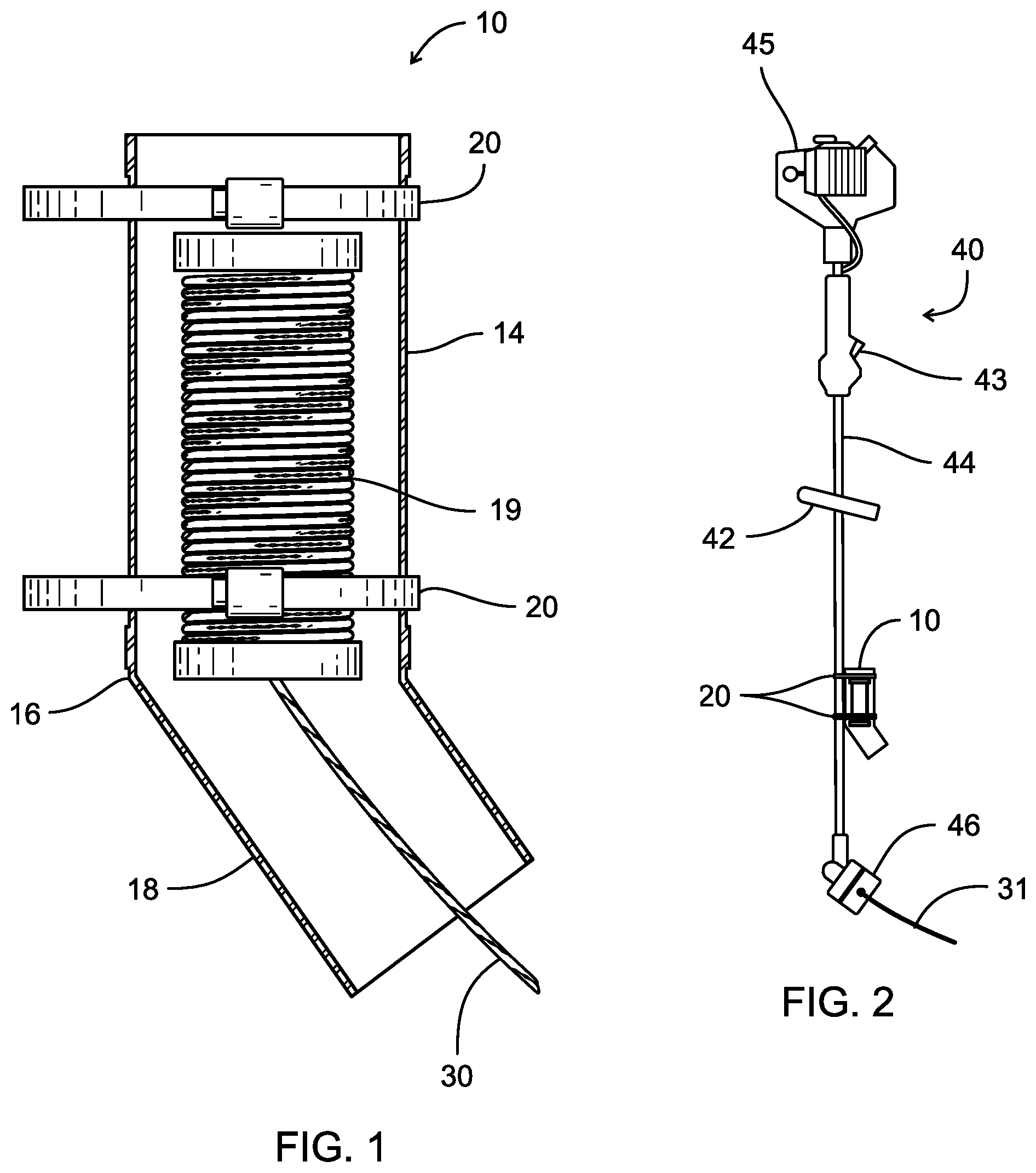 Patent US12376513 — Reload string container — Figure 1
