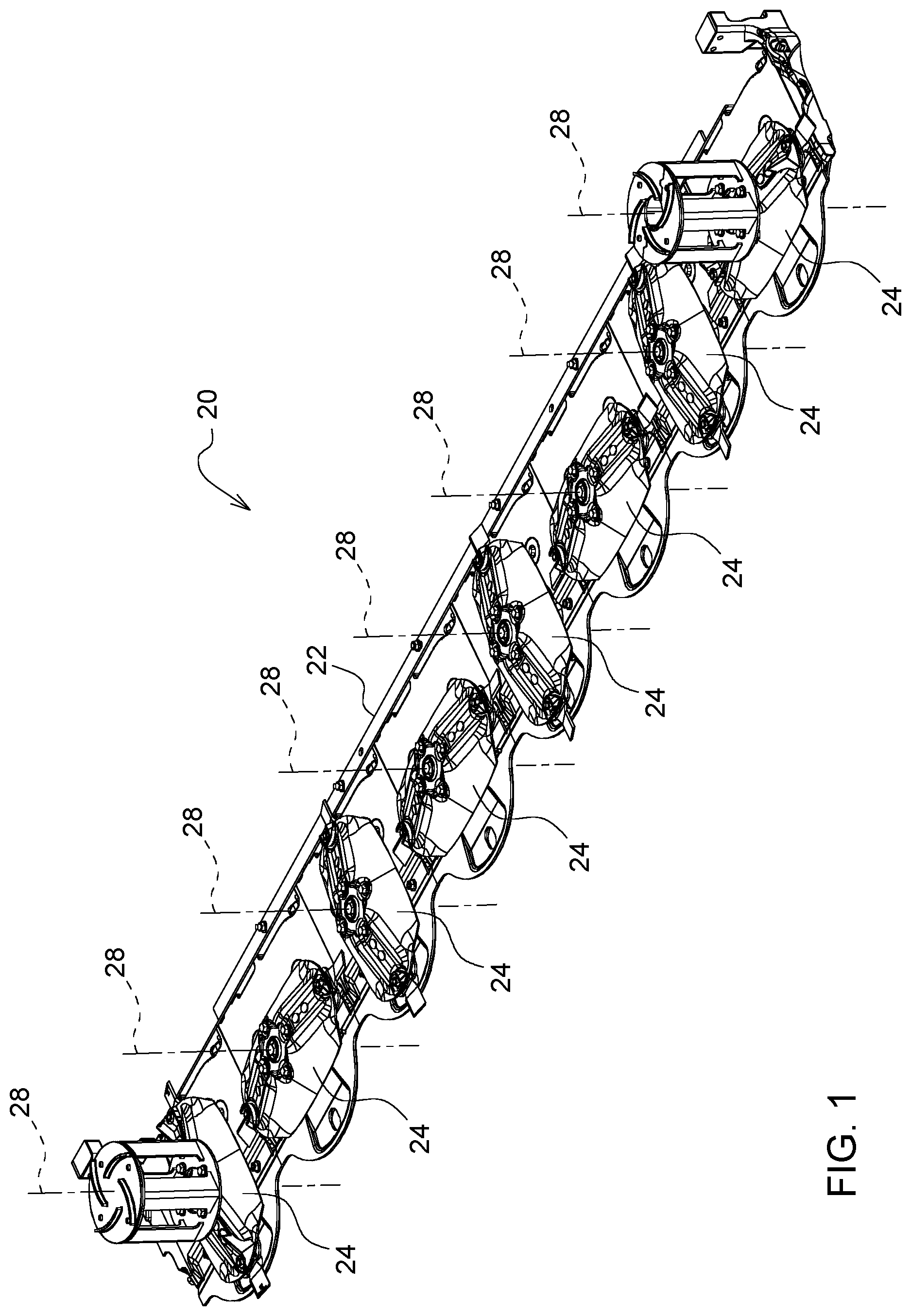 Patent US12376519 — Quick change blade for a rotating blade assembly of a mower implement — Figure 1