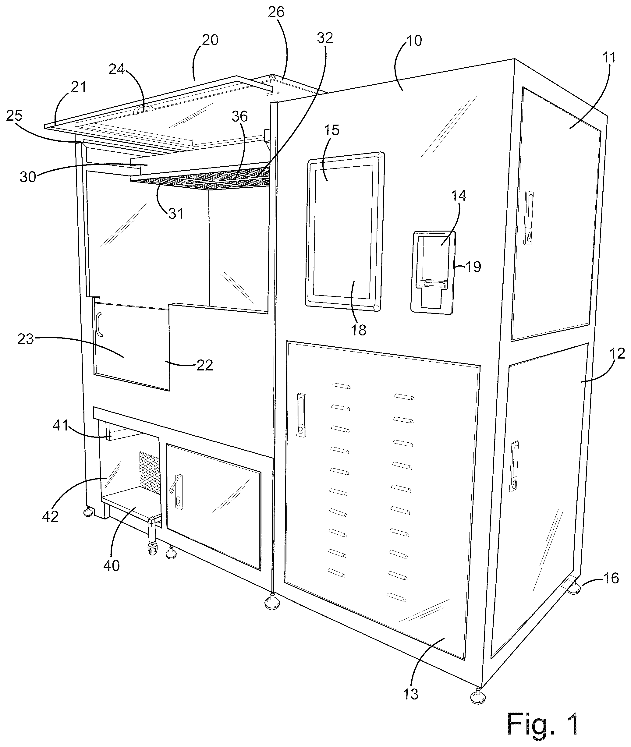 Patent US12376564 — Pet bath machine — Figure 1