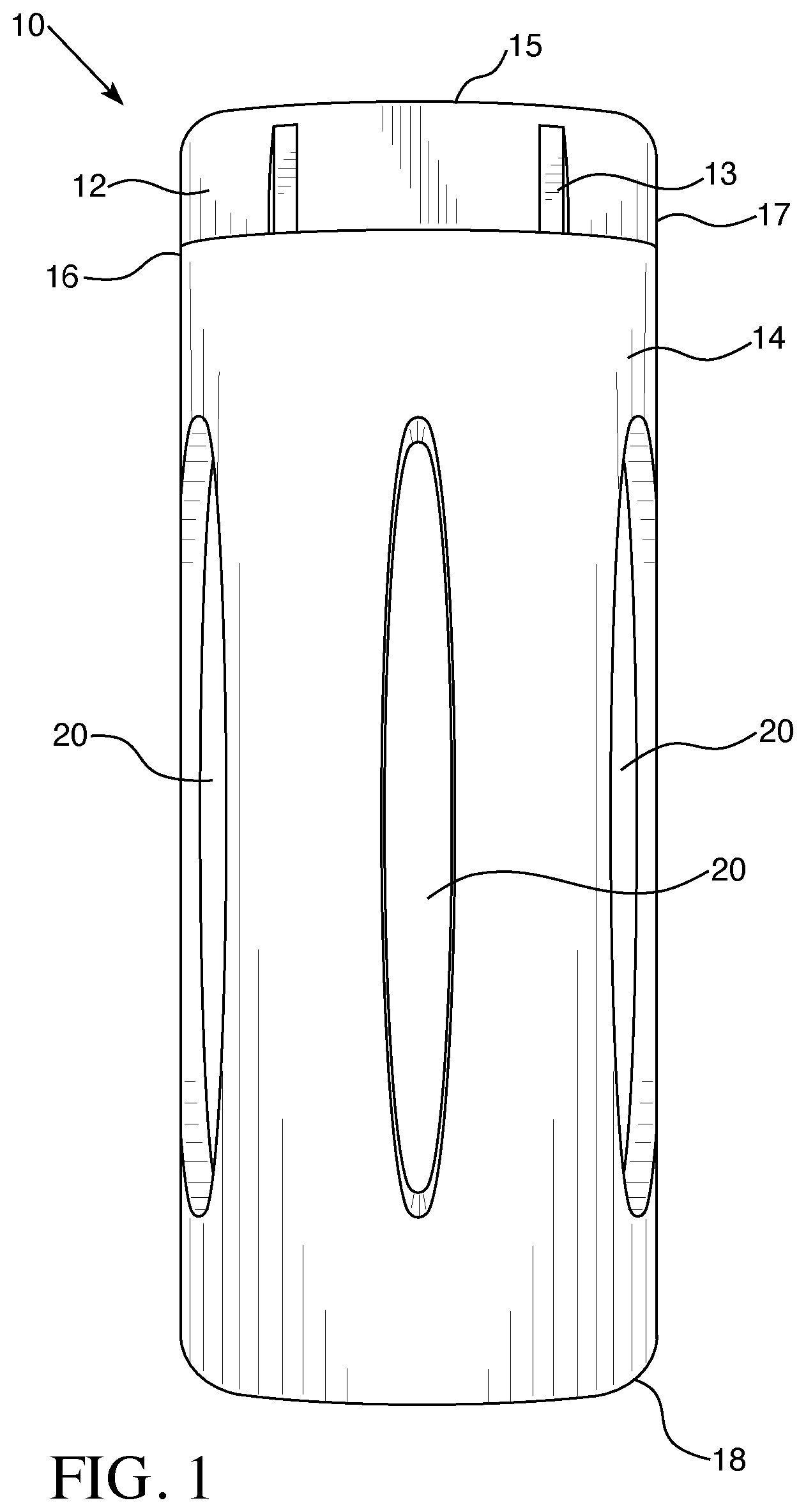 Patent US12376568 — Refillable dog puzzle chew toy fabricated for powerful dog chewers — Figure 1