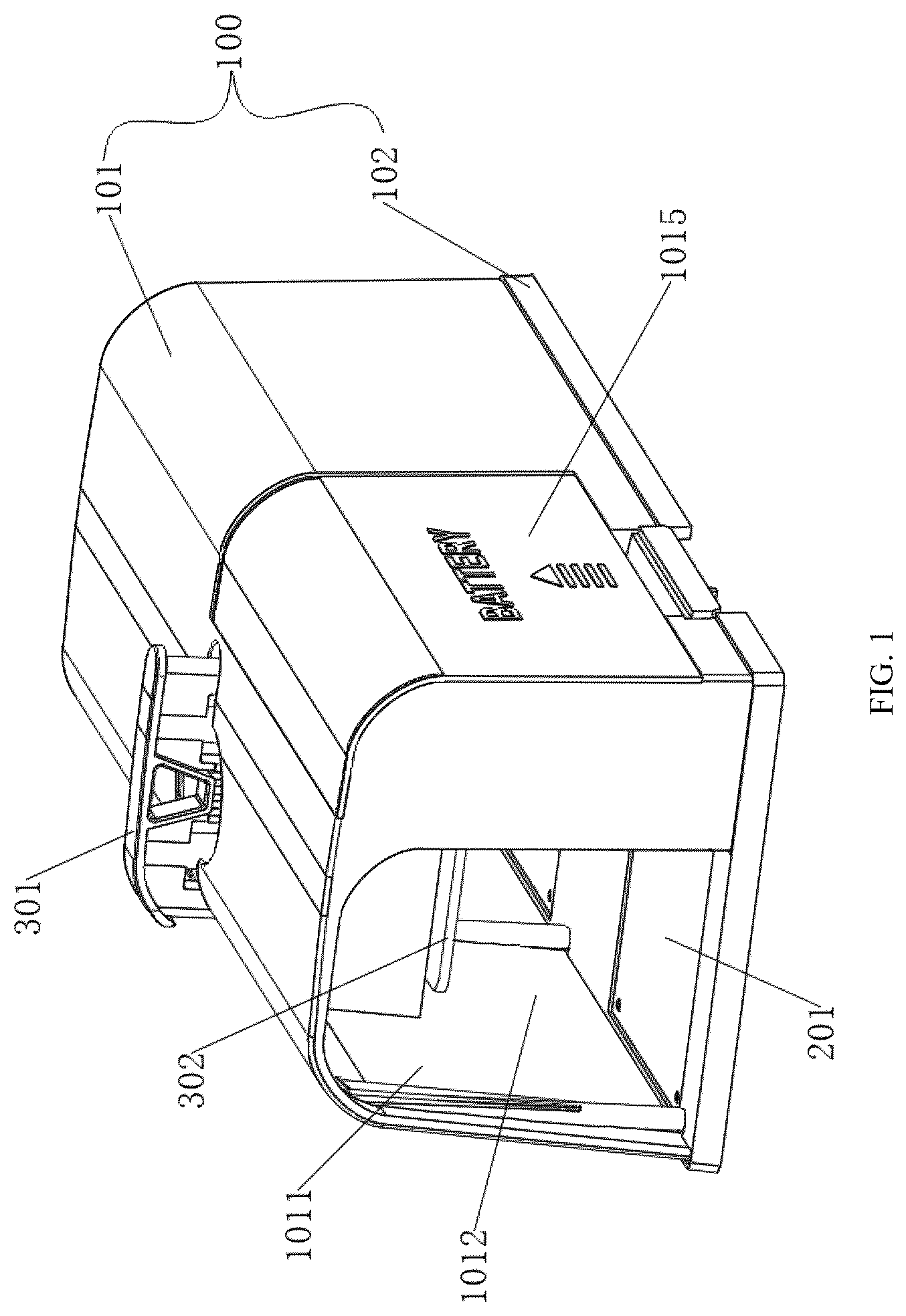 Patent US12376580 — Mouse trap — Figure 1