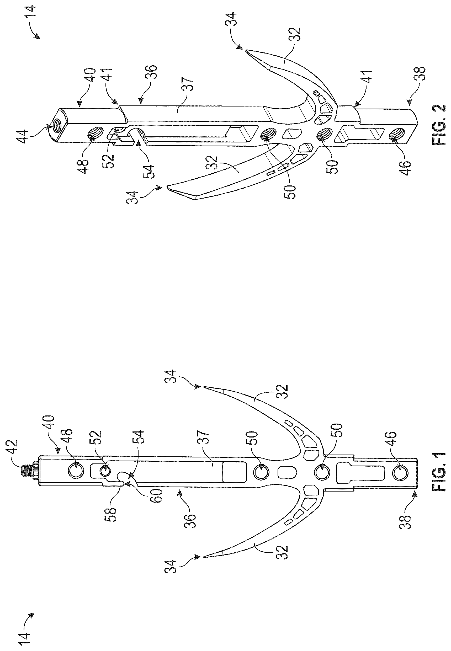 Patent US12376595 — Device for hanging and transporting meat — Figure 1