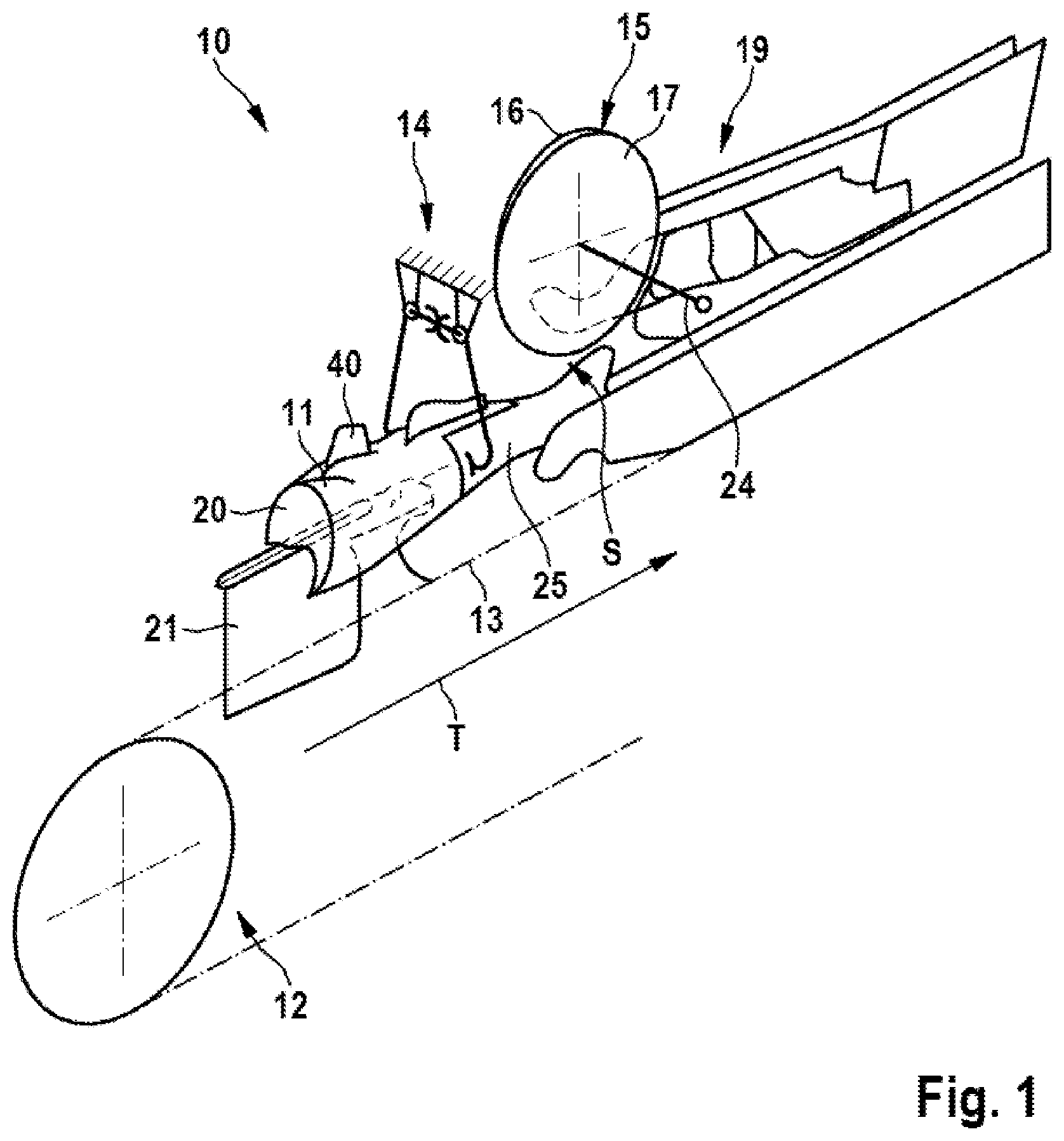 Patent US12376599 — Apparatus and method for automatically recovering flesh from beheaded and eviscerated fish — Figure 1
