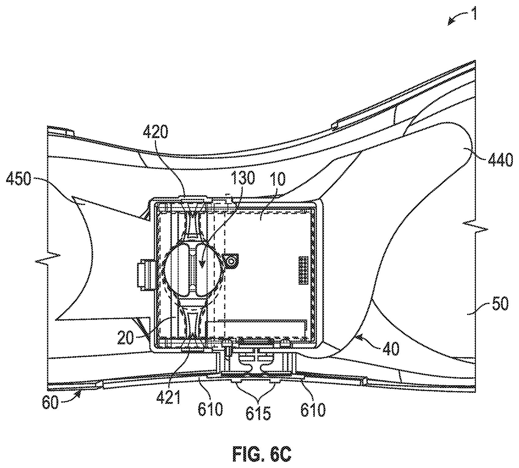 Patent US12376653 Figure 10 – Lacing engine support structures for automated footwear platform