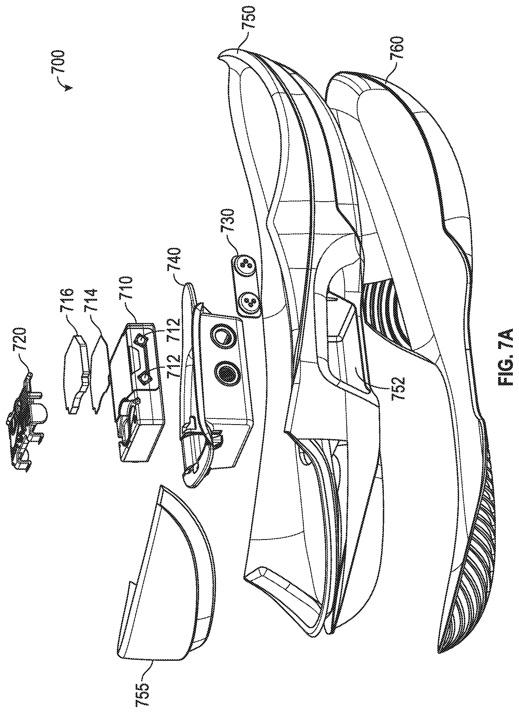 Patent US12376653 Figure 11 – Lacing engine support structures for automated footwear platform