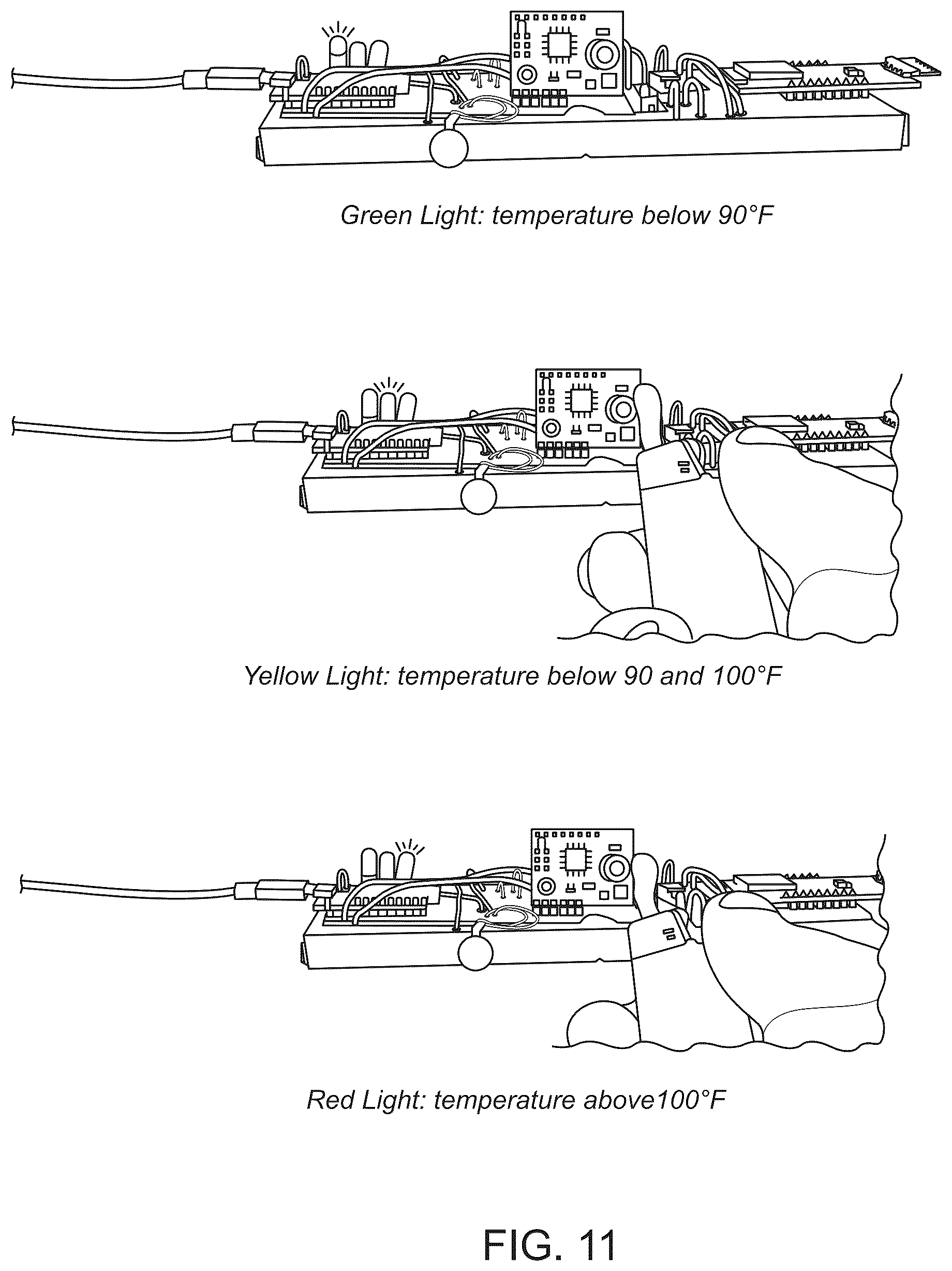 Patent US12376661 Figure 11 – System and method for an enhanced hair dryer