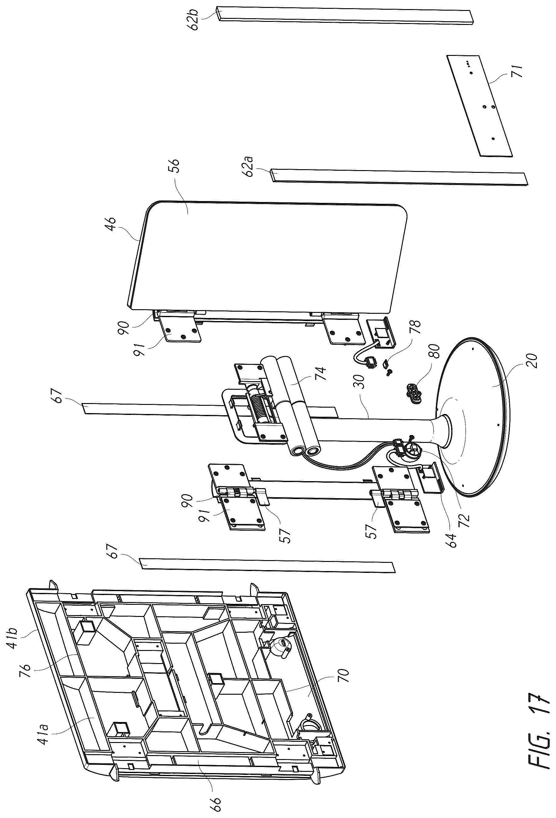 Patent US12376668 Figure 16 – Vanity mirror with second mirror assembly magnetically attached thereto