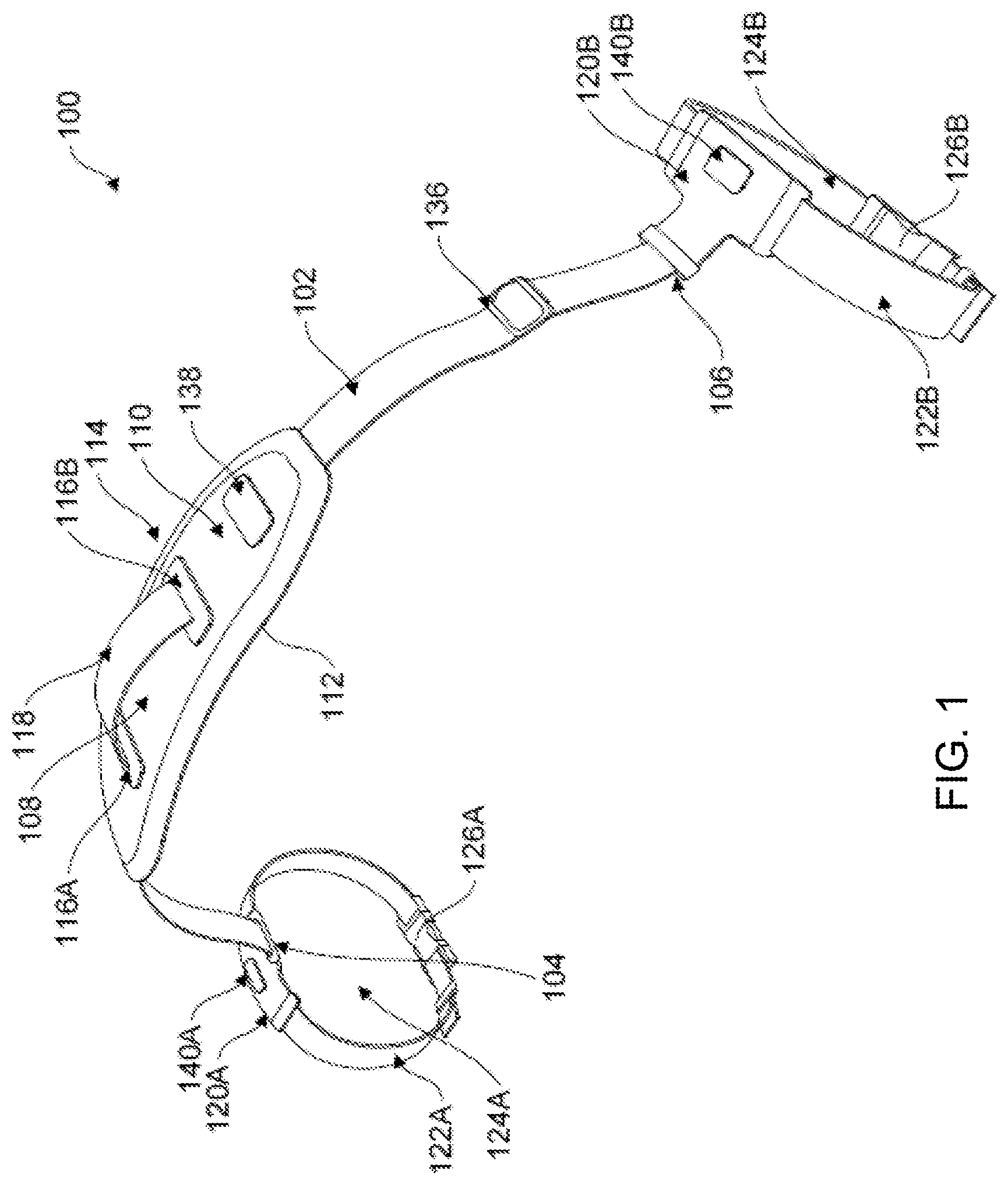 Patent US12376669 — Carrying strap system — Figure 1