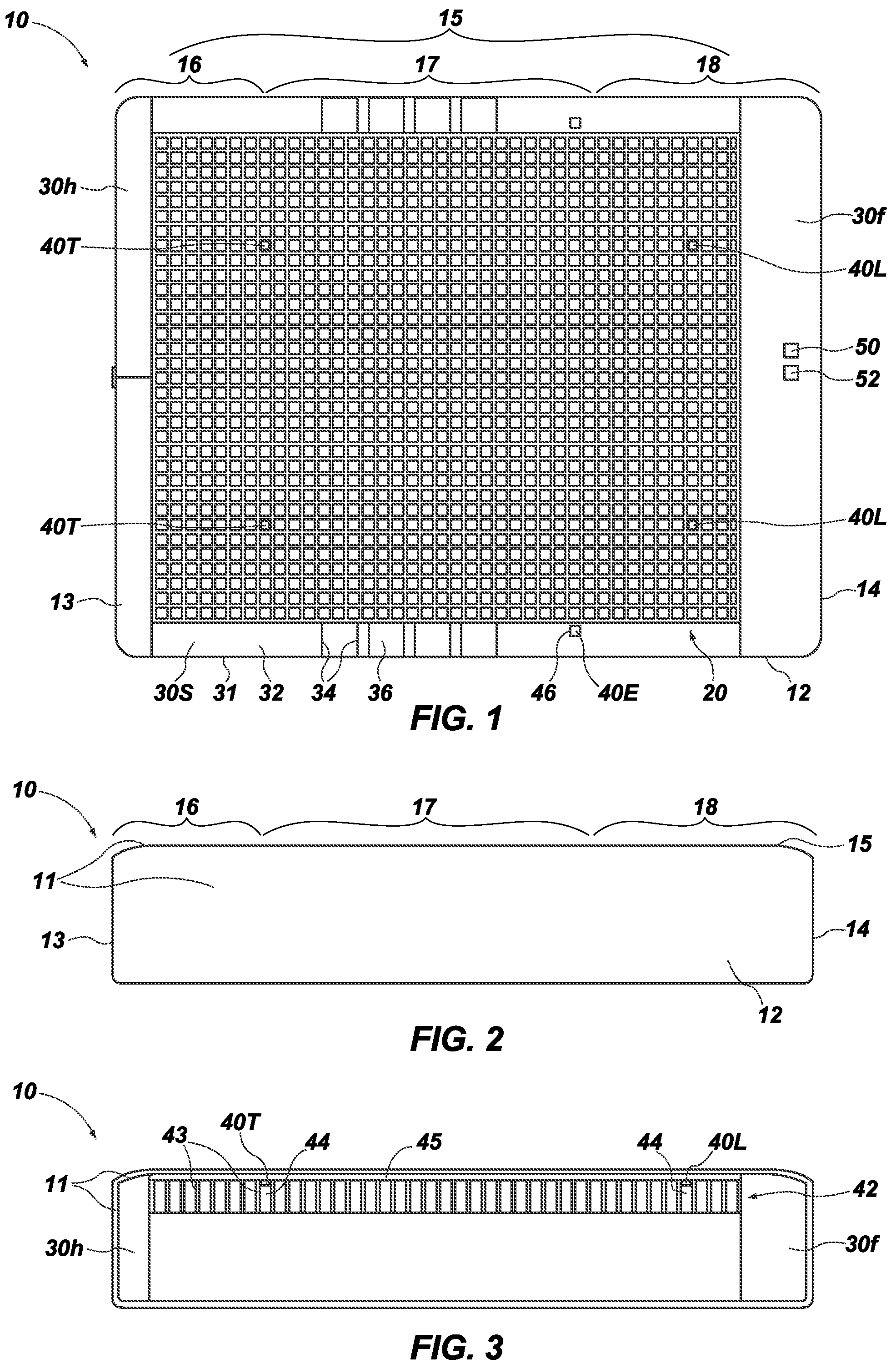 Patent US12376687 — Mattress with sensors — Figure 1
