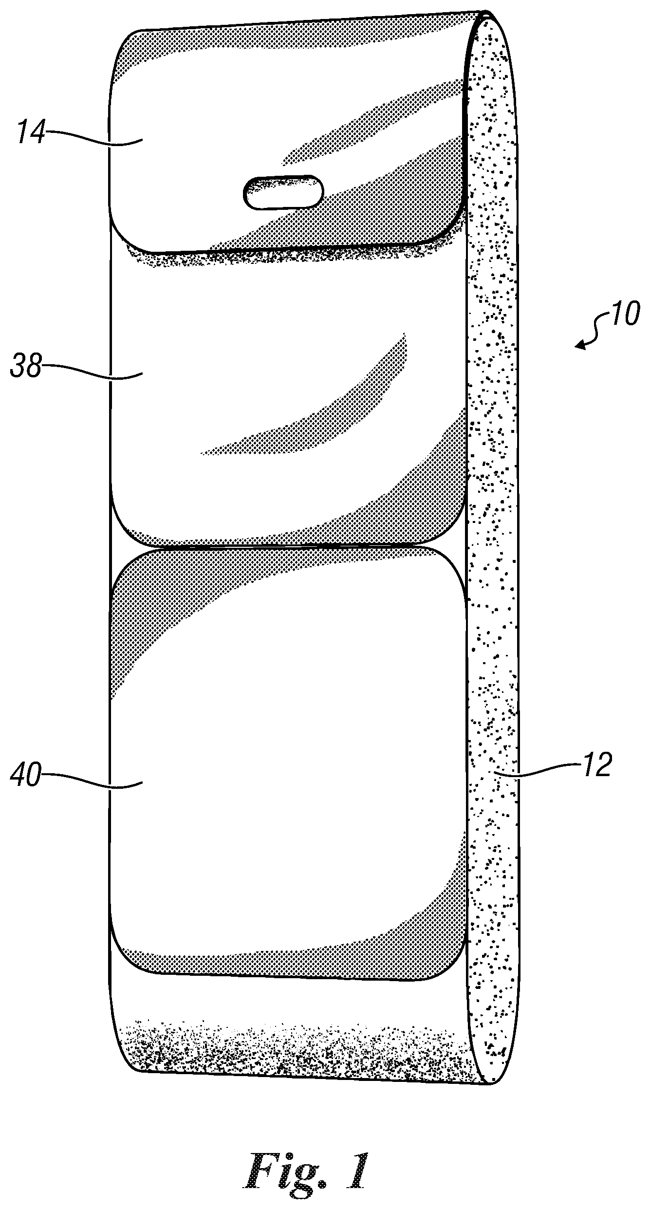 Patent US12376697 — Apparatus for receiving and storing mail and/or parcels containing perishable products — Figure 1