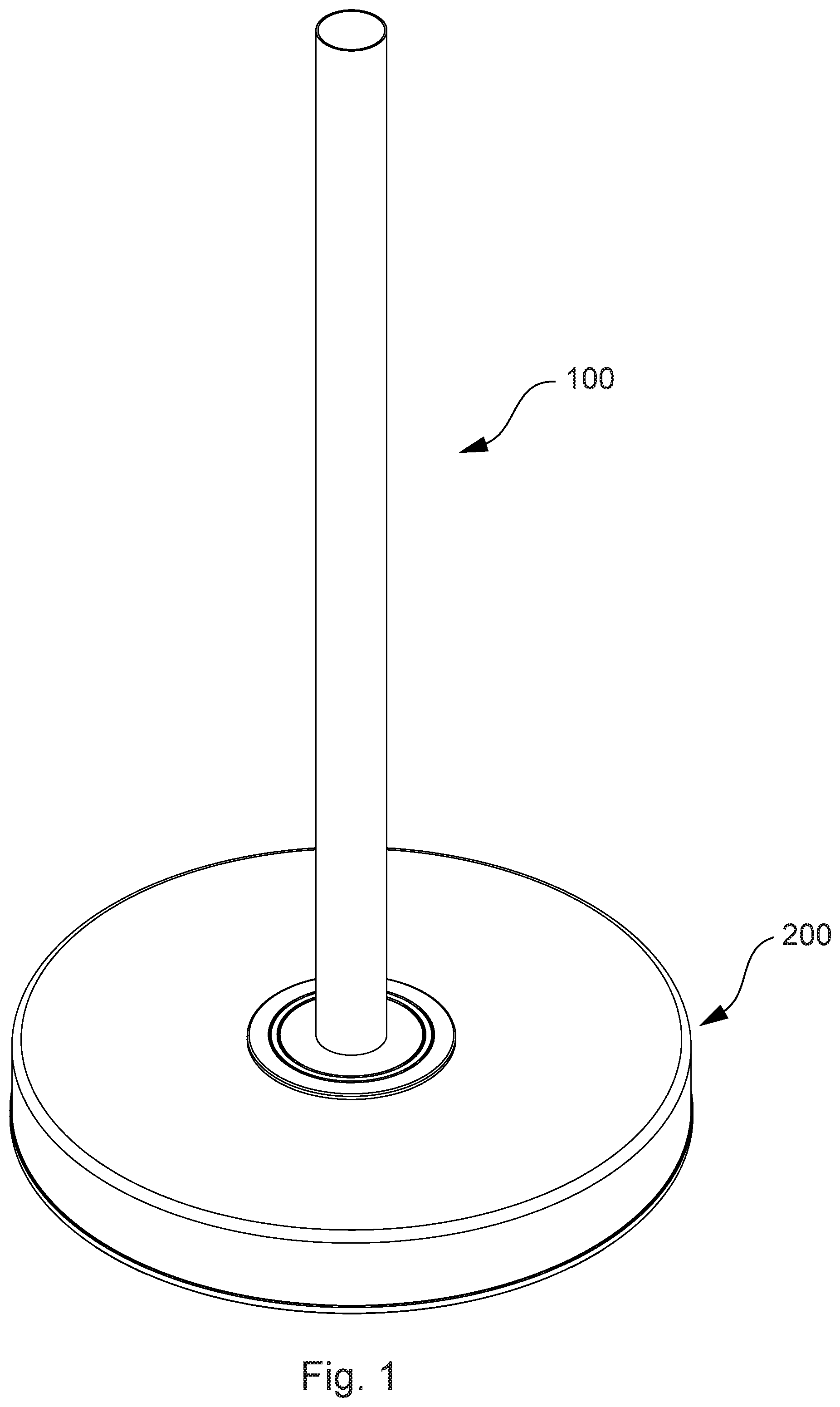 Patent US12376713 — Holder for rolled paper products — Figure 1