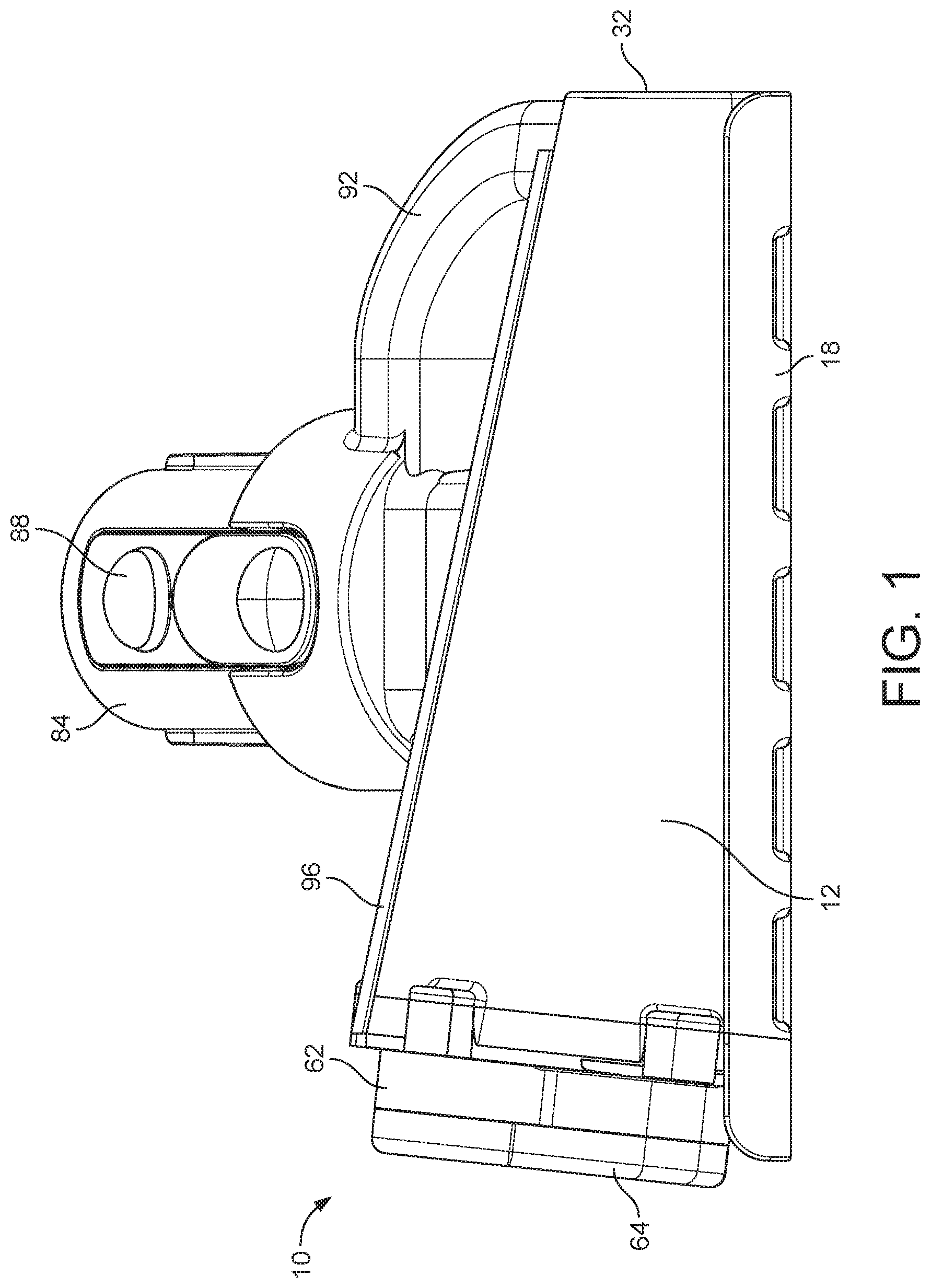 Patent US12376718 Figure 1 – Cleaner head for a vacuum cleaner