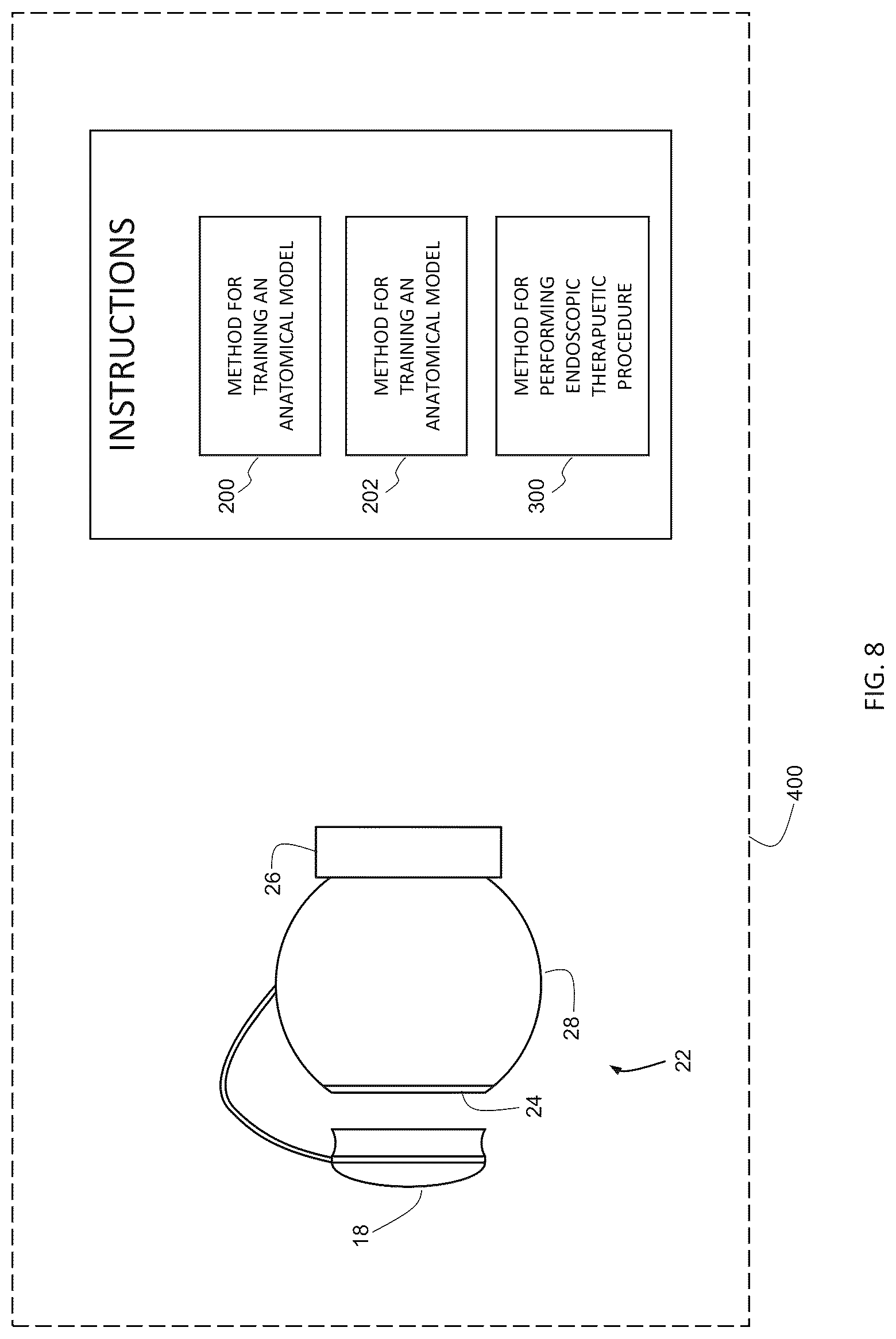 Patent US12376731 Figure 8 – Systems, apparatuses, and methods for endoscopy