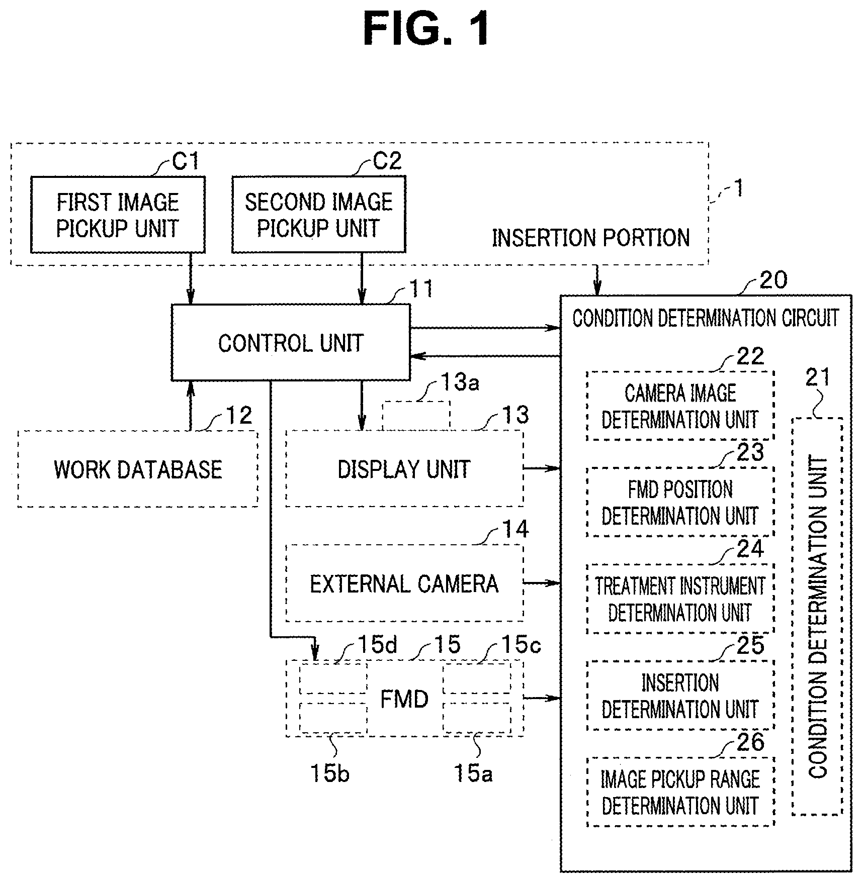 Patent US12376732 — Display control apparatus, display control method, and non-transitory recording medium on which display control program is recorded — Figure 1