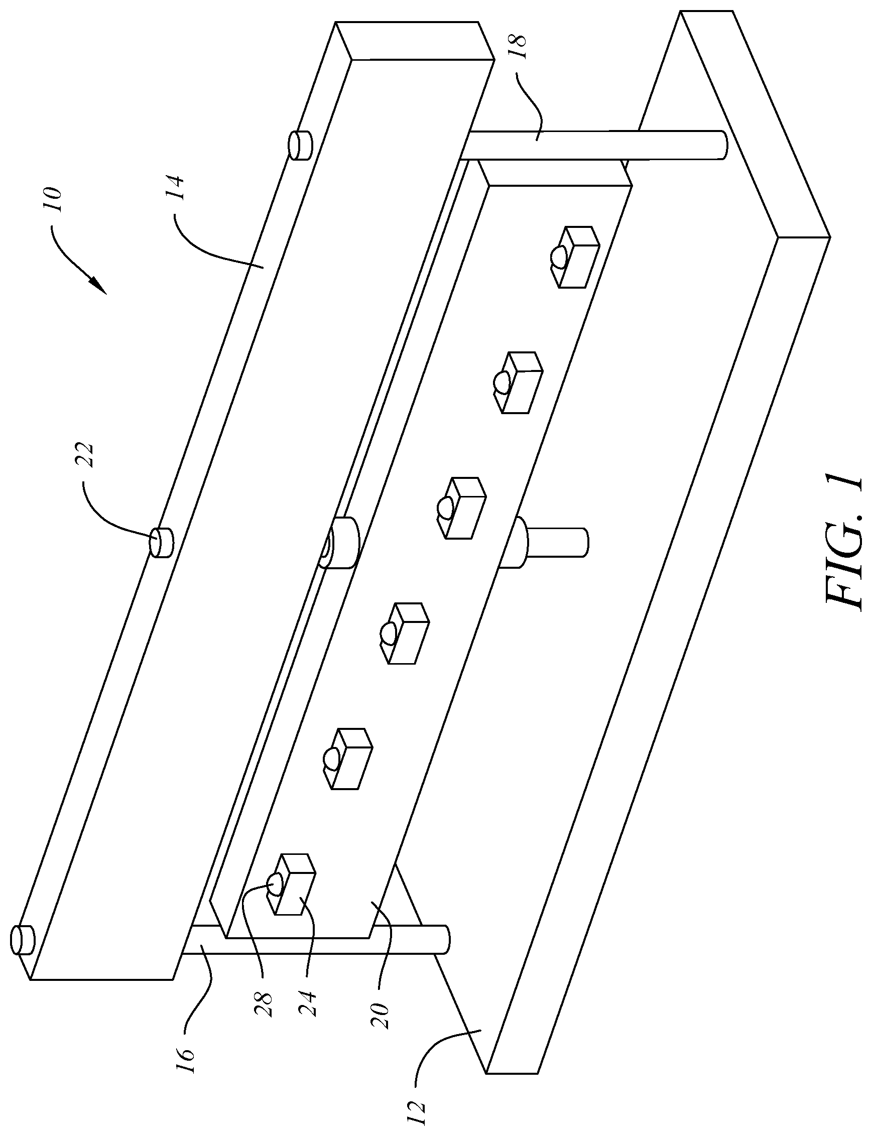 Patent US12376742 — Visual response training device and system — Figure 1