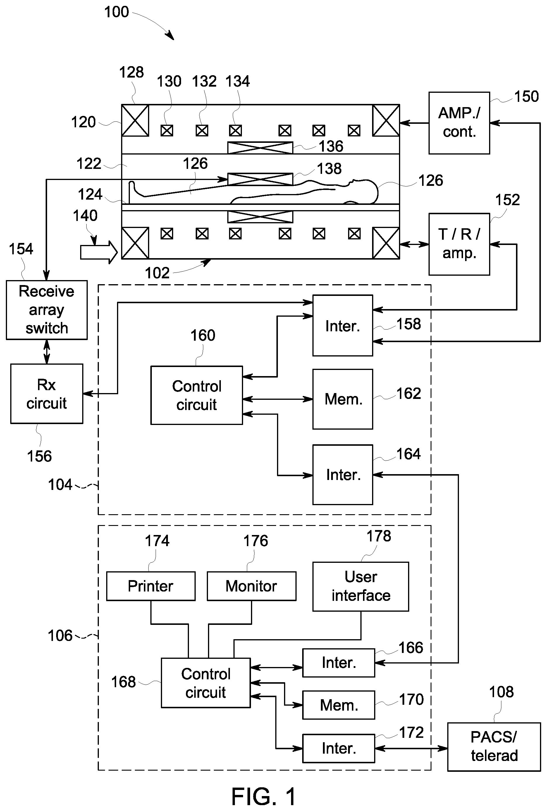 Patent US12376759 — System and method for improving magnetic resonance scanning workflow — Figure 1