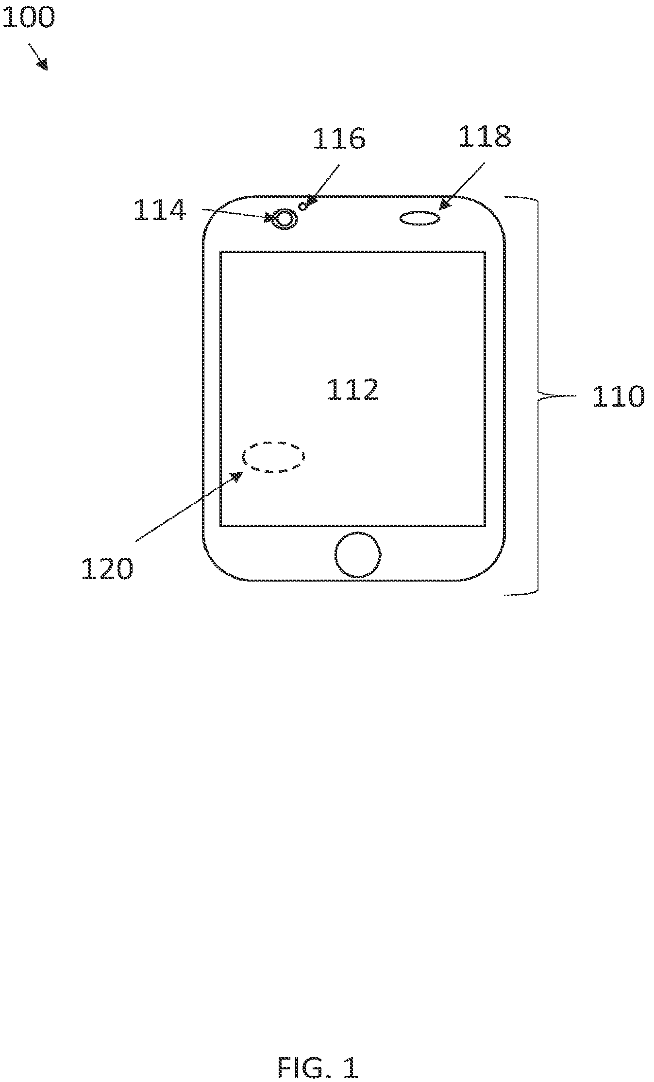 Patent US12376773 — Systems and methods for optical evaluation of pupillary psychosensory responses — Figure 1