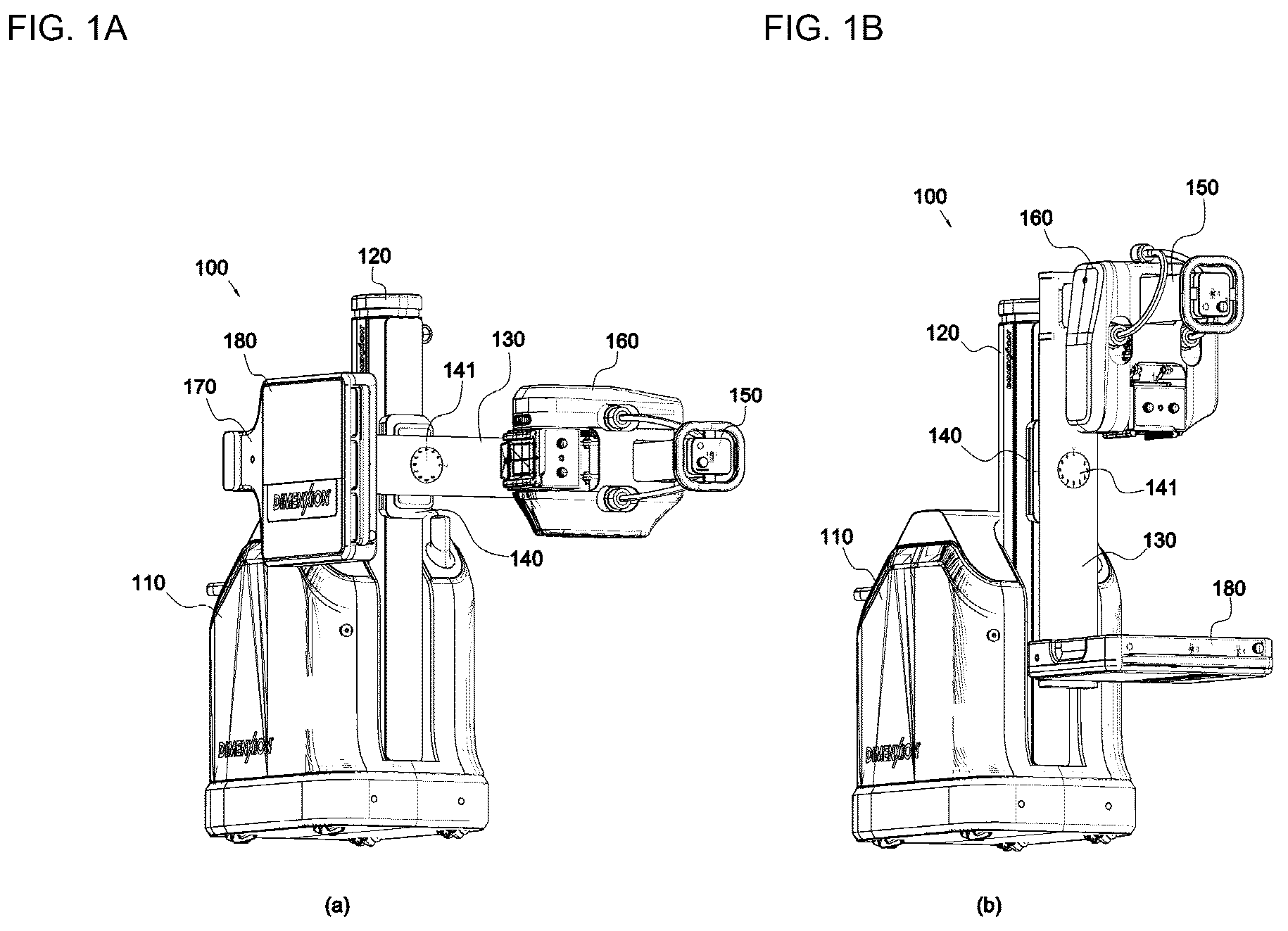 Patent US12376804 — Mobile medical image apparatus for including slidable arm along colum and operation method thereof — Figure 1