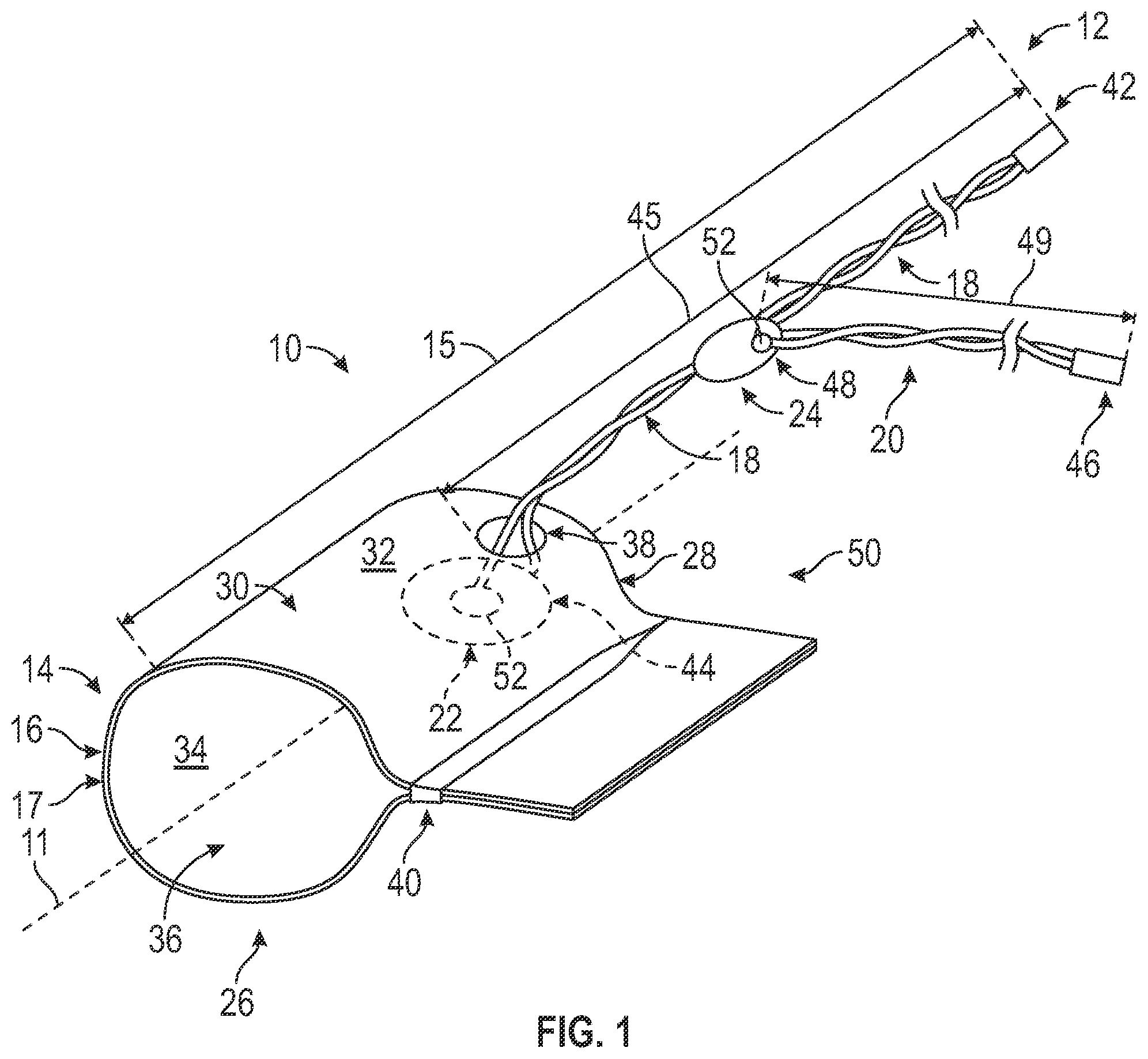 Patent US12376818 — Doppler probes, blood flow monitoring systems, and methods of monitoring blood flow — Figure 1