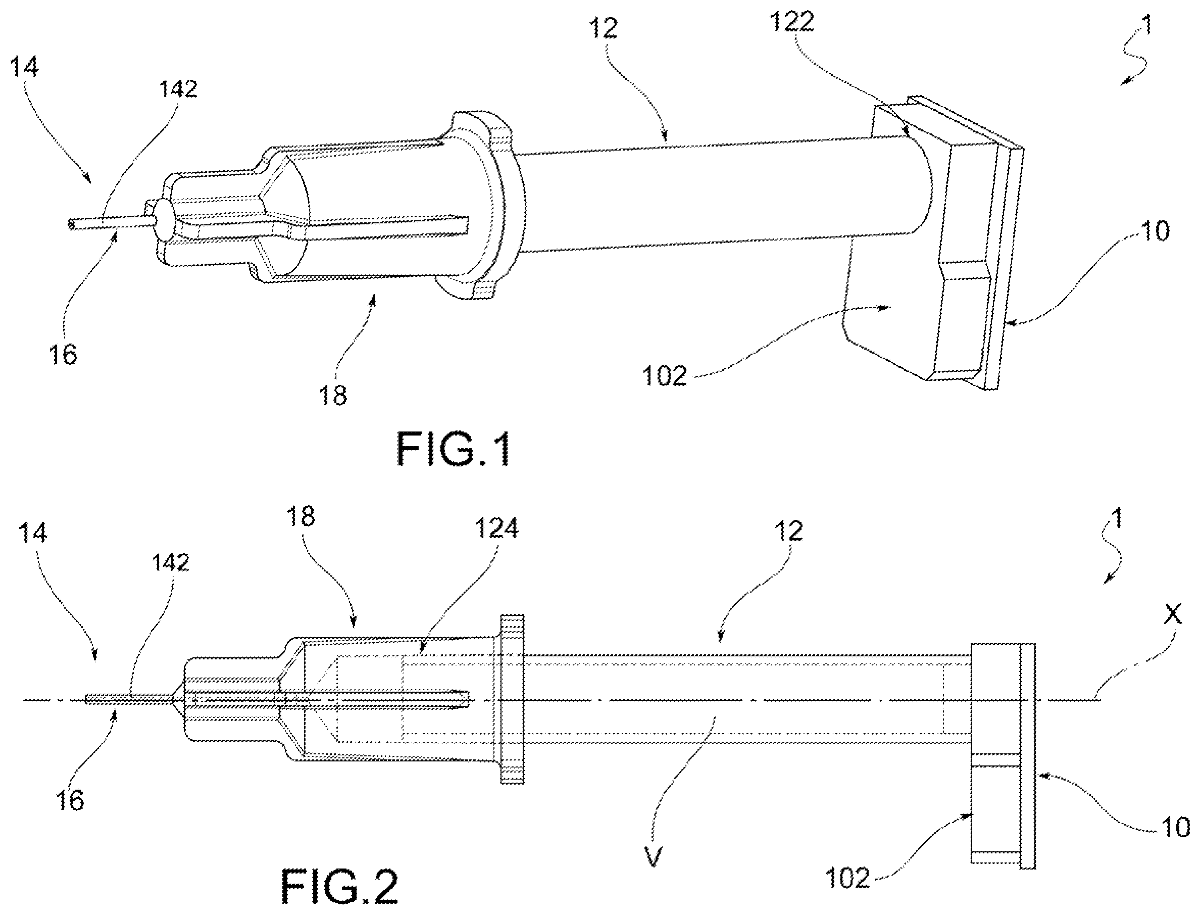Patent US12376825 — Device for the direct detection of pressure variations of a fluid in a body cavity — Figure 1