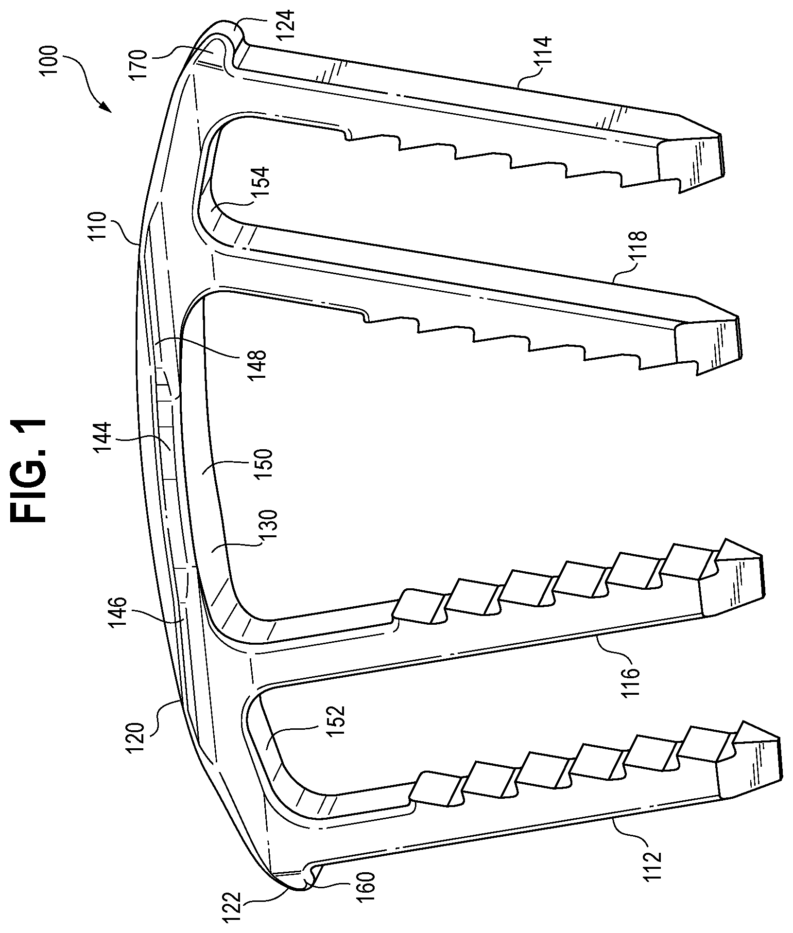 Patent US12376850 — Surgical staple — Figure 1