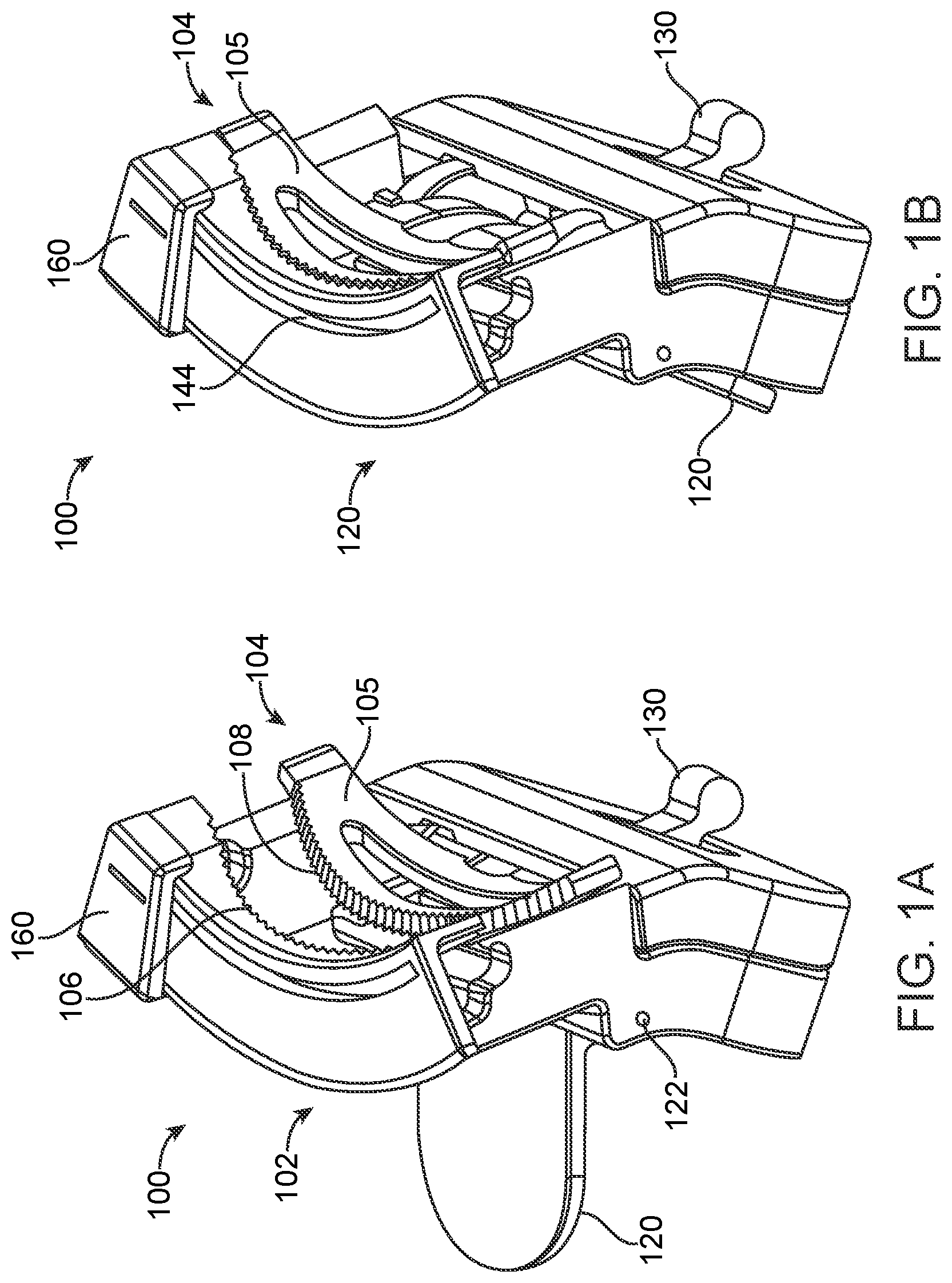 Patent US12376852 — Wound creation for excess skin removal and closure systems and methods — Figure 1
