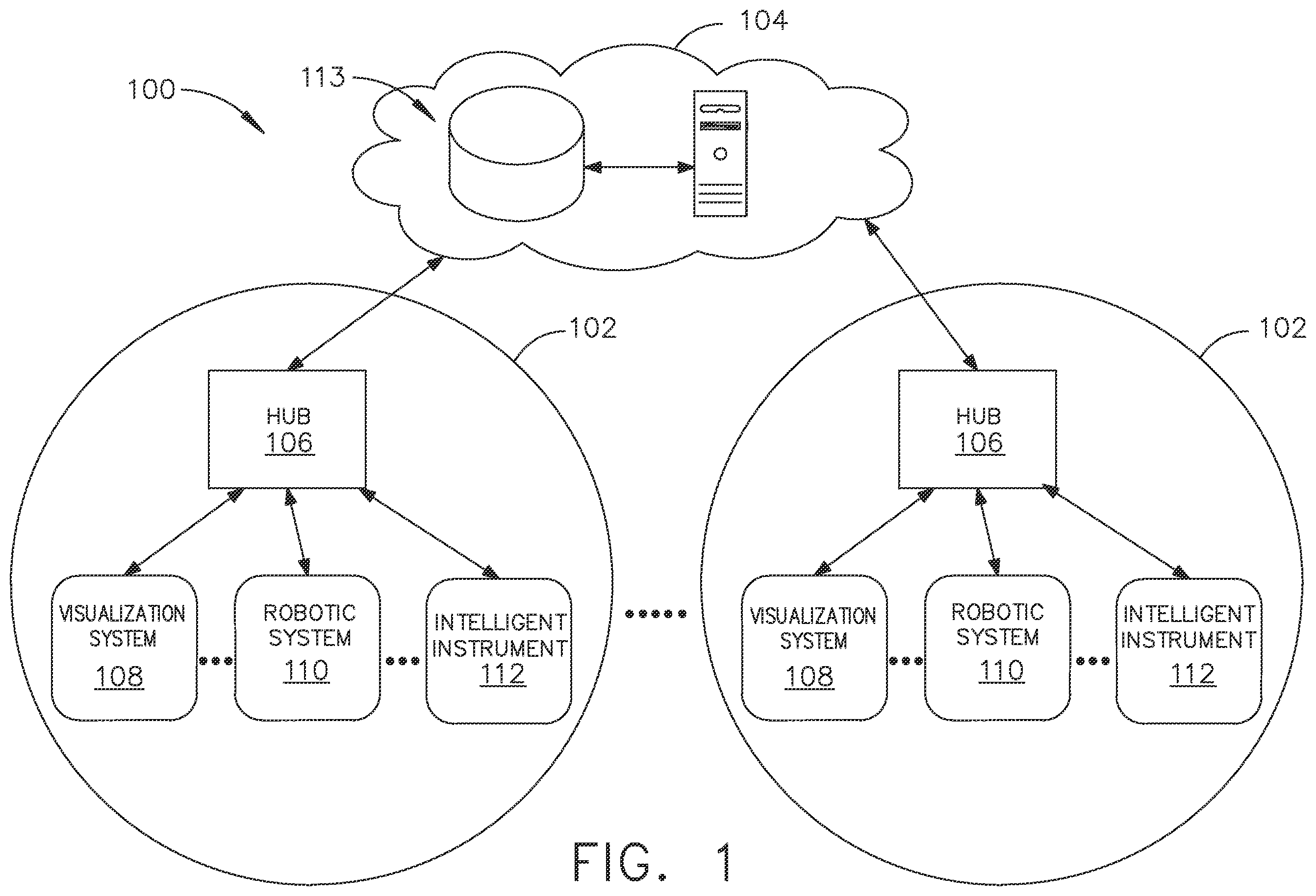 Patent US12376855 — Safety systems for smart powered surgical stapling — Figure 1