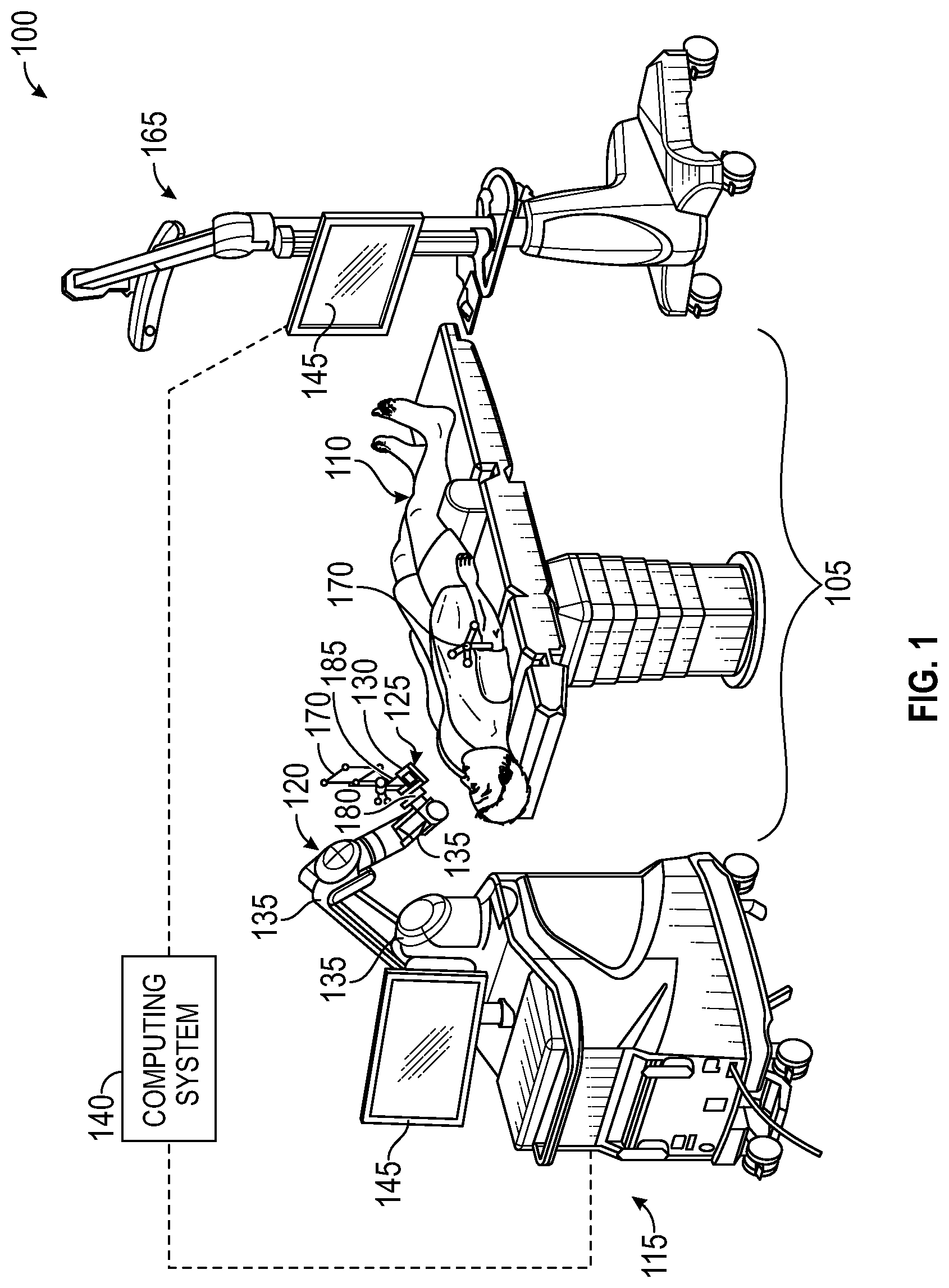 Patent US12376868 — Devices and methods for posterior resection in robotically assisted partial knee arthroplasties — Figure 1