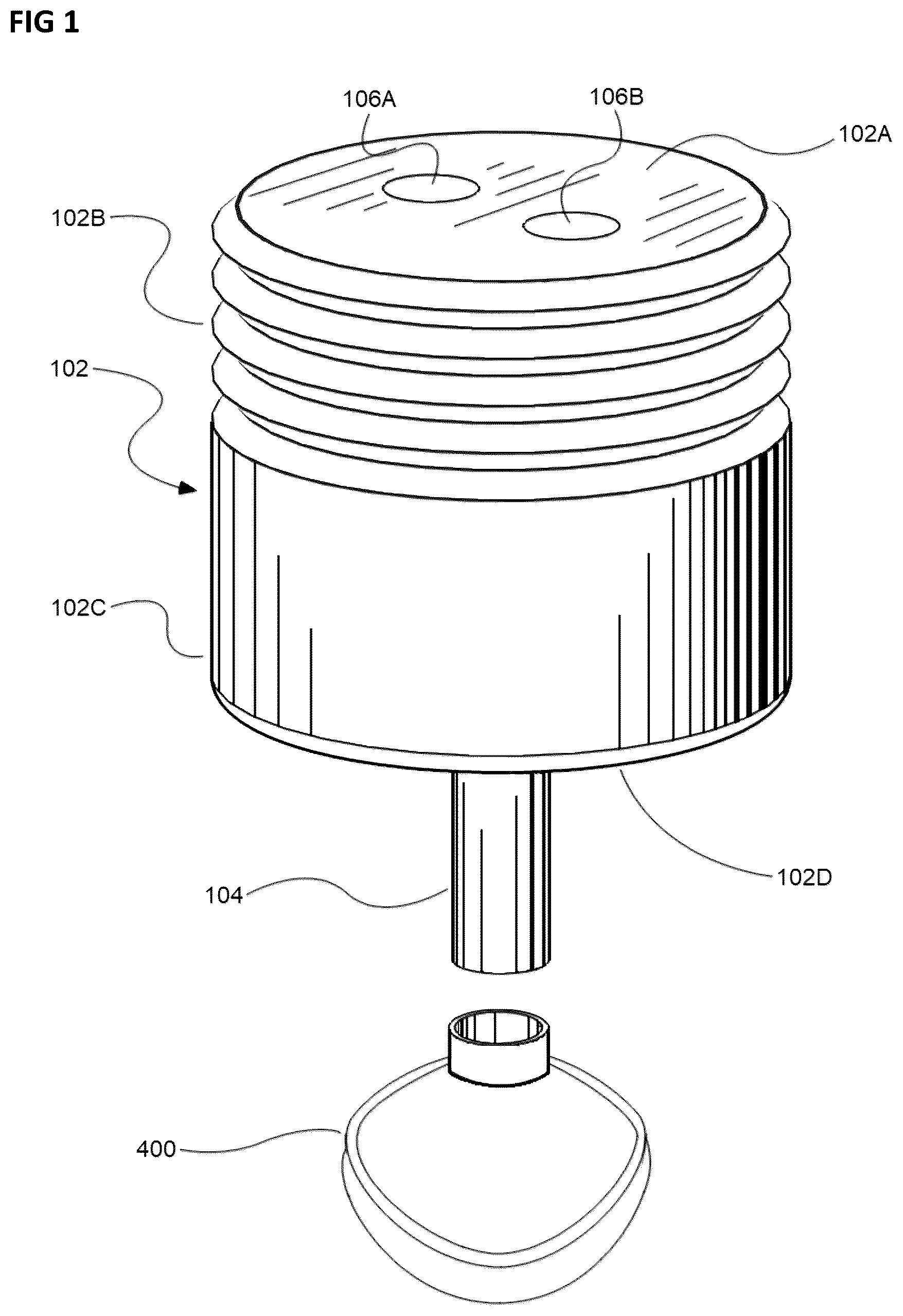 Patent US12376870 — Choking intervention device — Figure 1