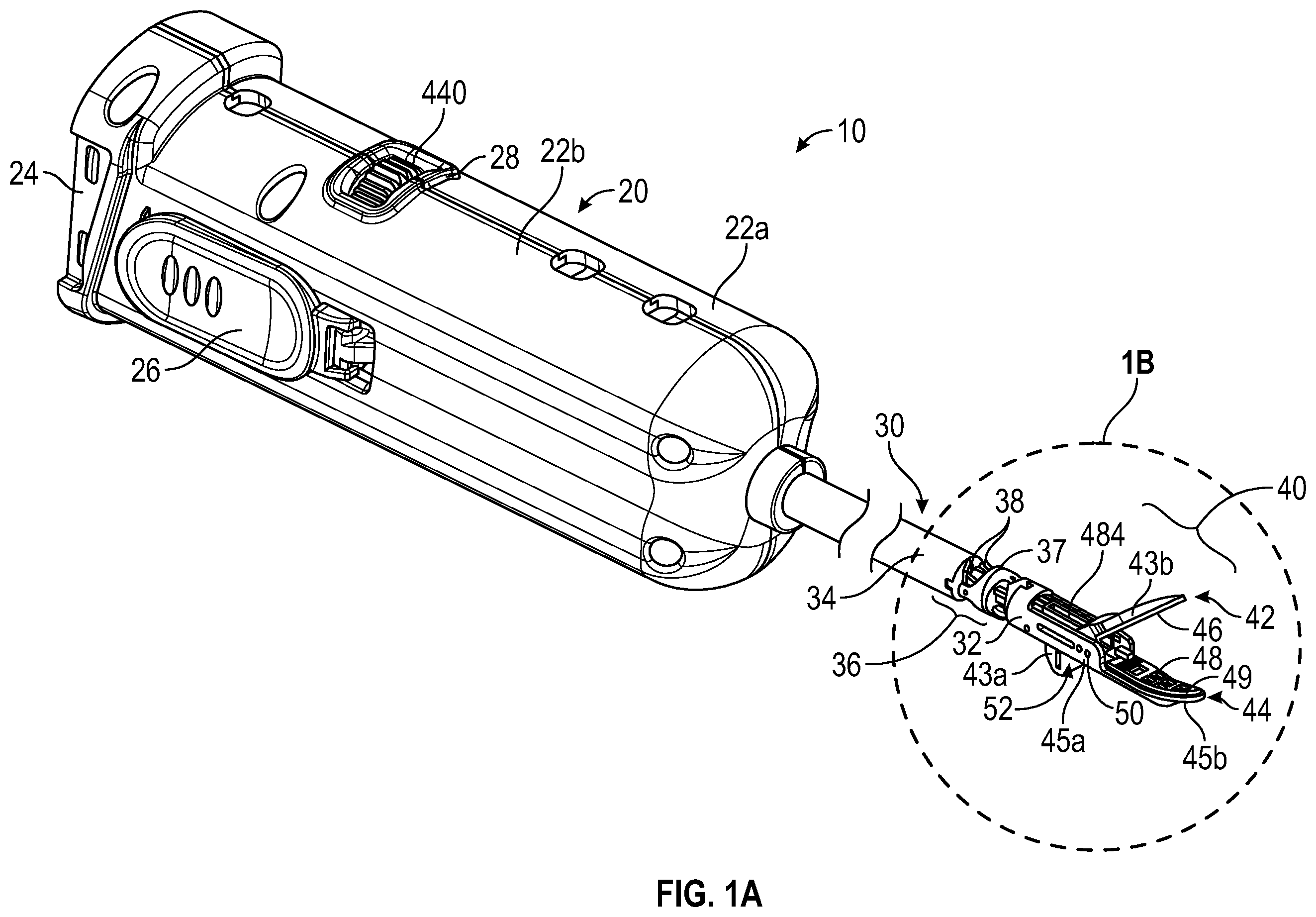 Patent US12376872 — Drive mechanisms for surgical instruments — Figure 1