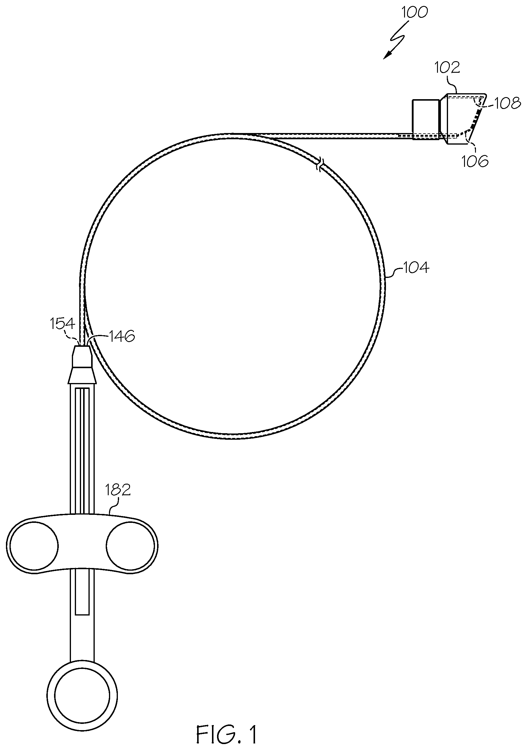 Patent US12376875 Figure 1 – Endoscopic tissue resection device