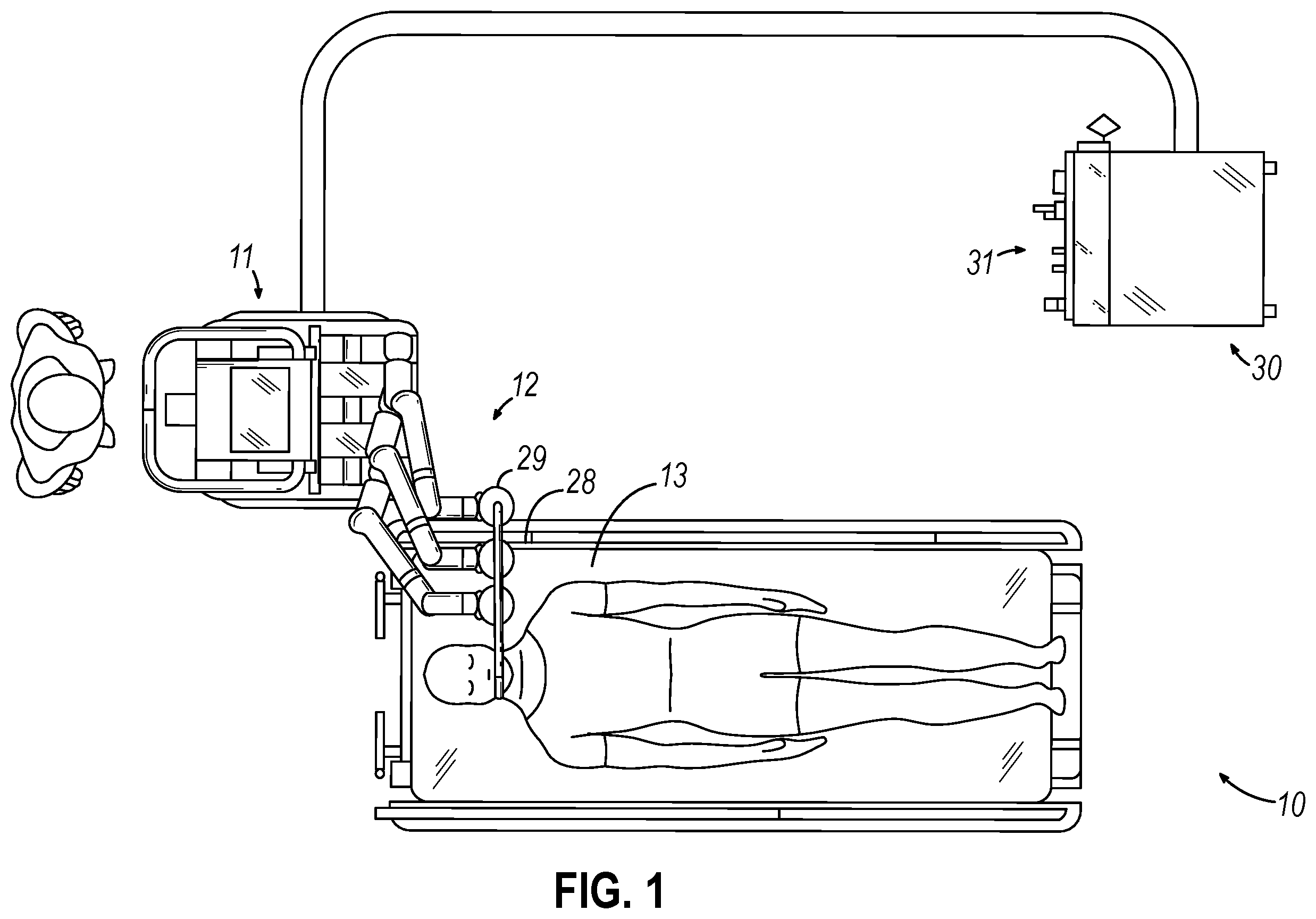 Patent US12376883 — Uterine manipulator control with presentation of critical structures — Figure 1