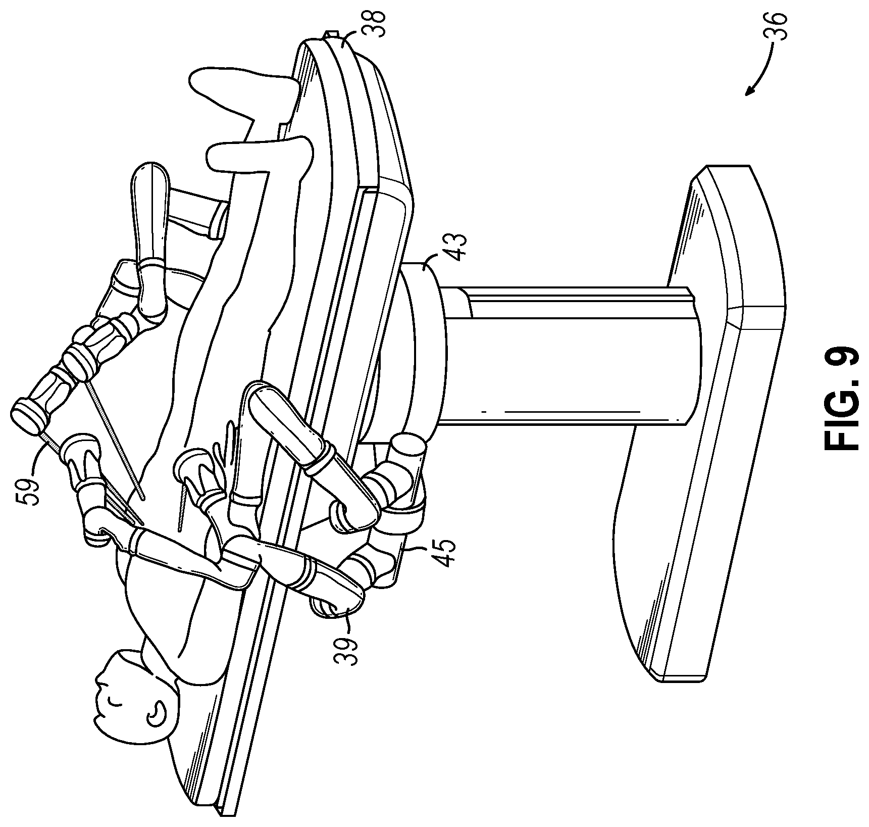 Patent US12376883 Figure 9 – Uterine manipulator control with presentation of critical structures