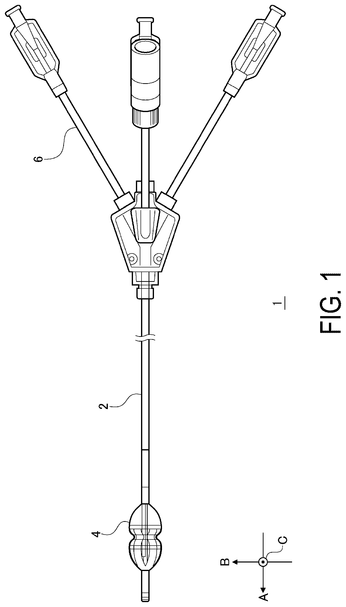 Patent US12376902 — Balloon-type electrode catheter and method of actuating balloon-type electrode catheter — Figure 1