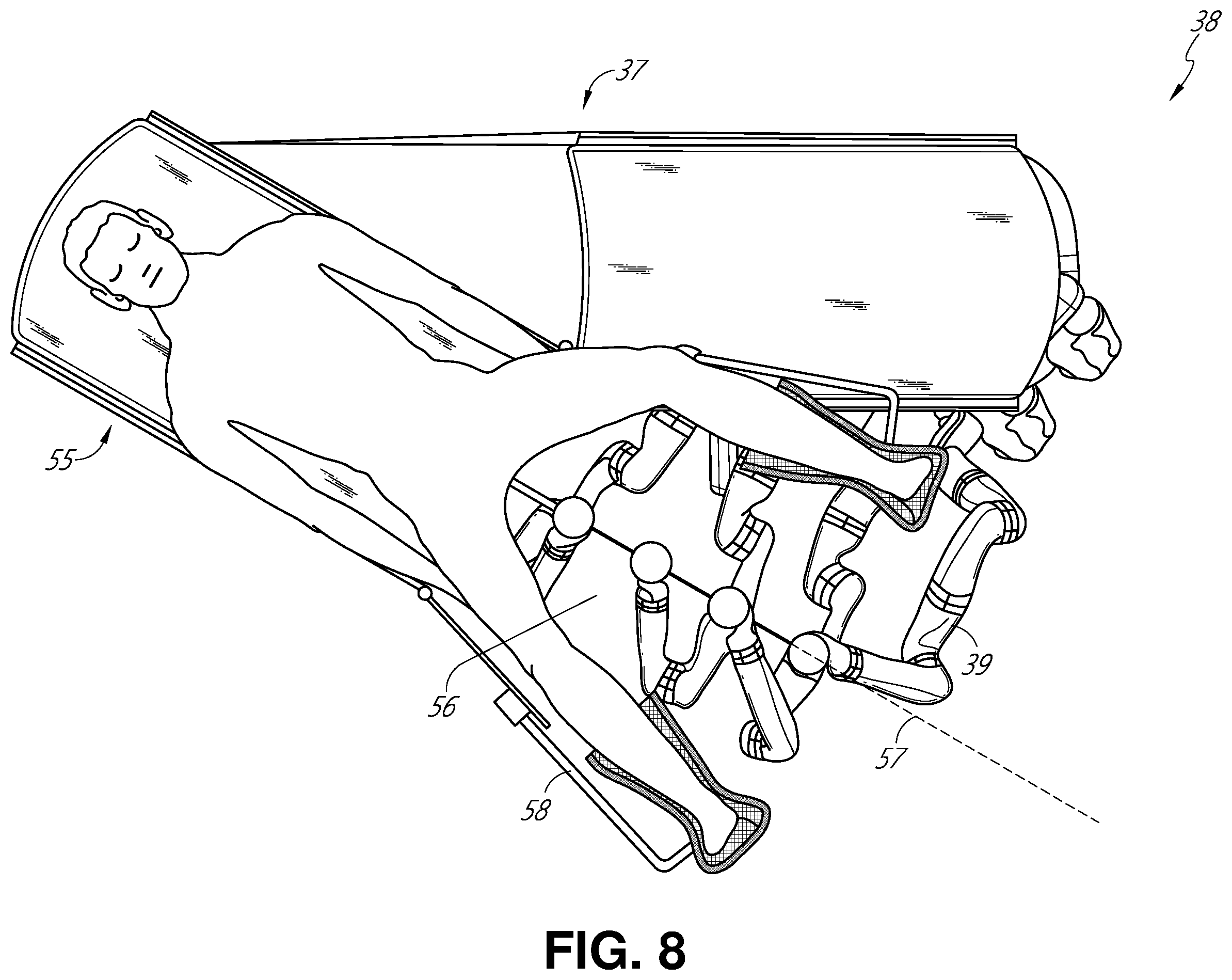 Patent US12376918 Figure 8 – Systems and techniques for providing multiple perspectives during medical procedures