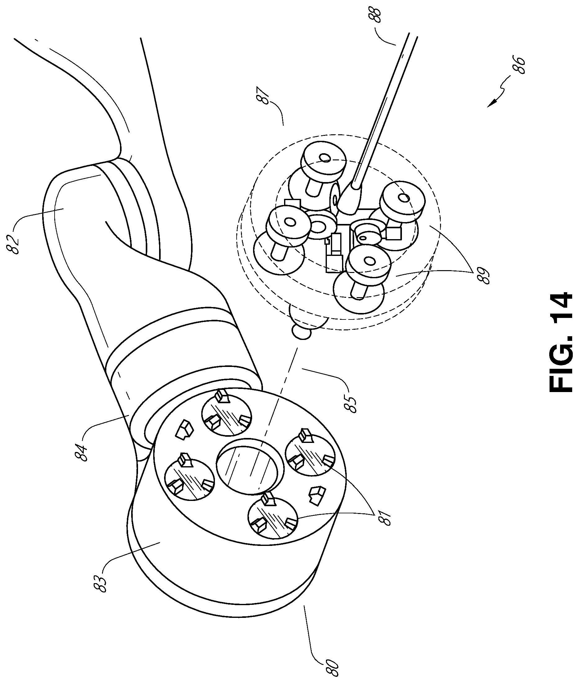 Patent US12376918 Figure 14 – Systems and techniques for providing multiple perspectives during medical procedures