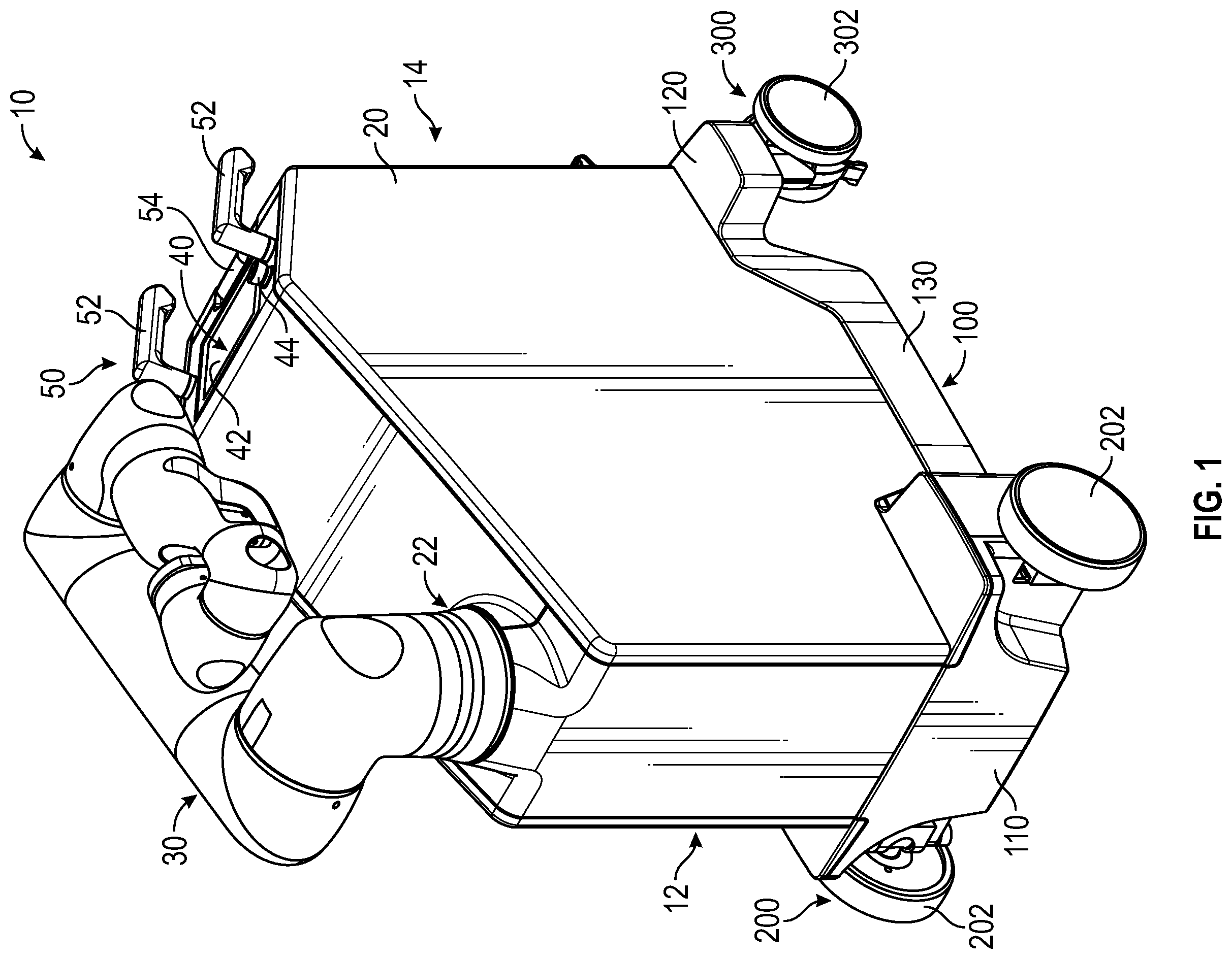 Patent US12376920 — Steering assembly for surgical robot — Figure 1