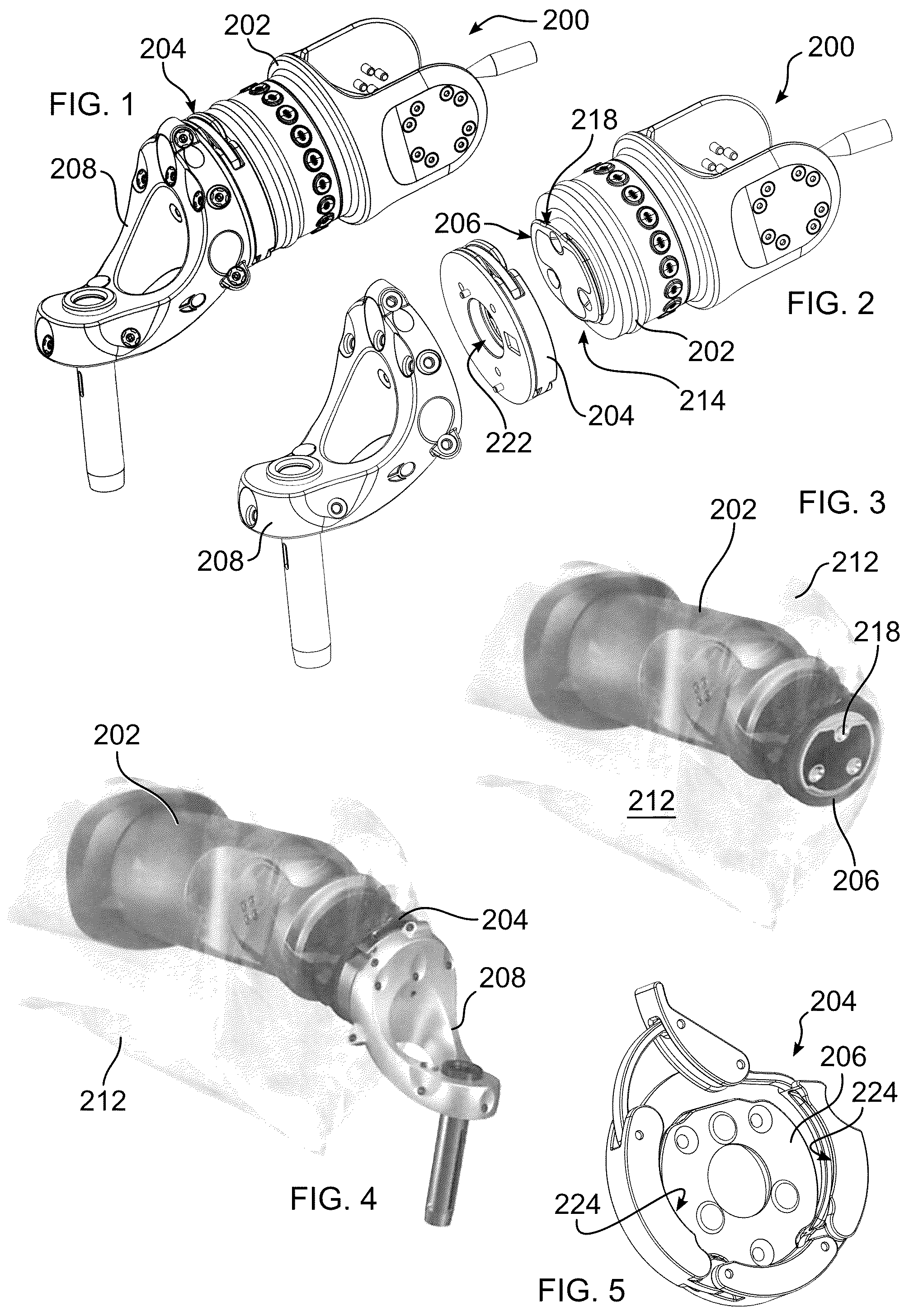 Patent US12376932 — Sterile draping of robotic arms — Figure 1