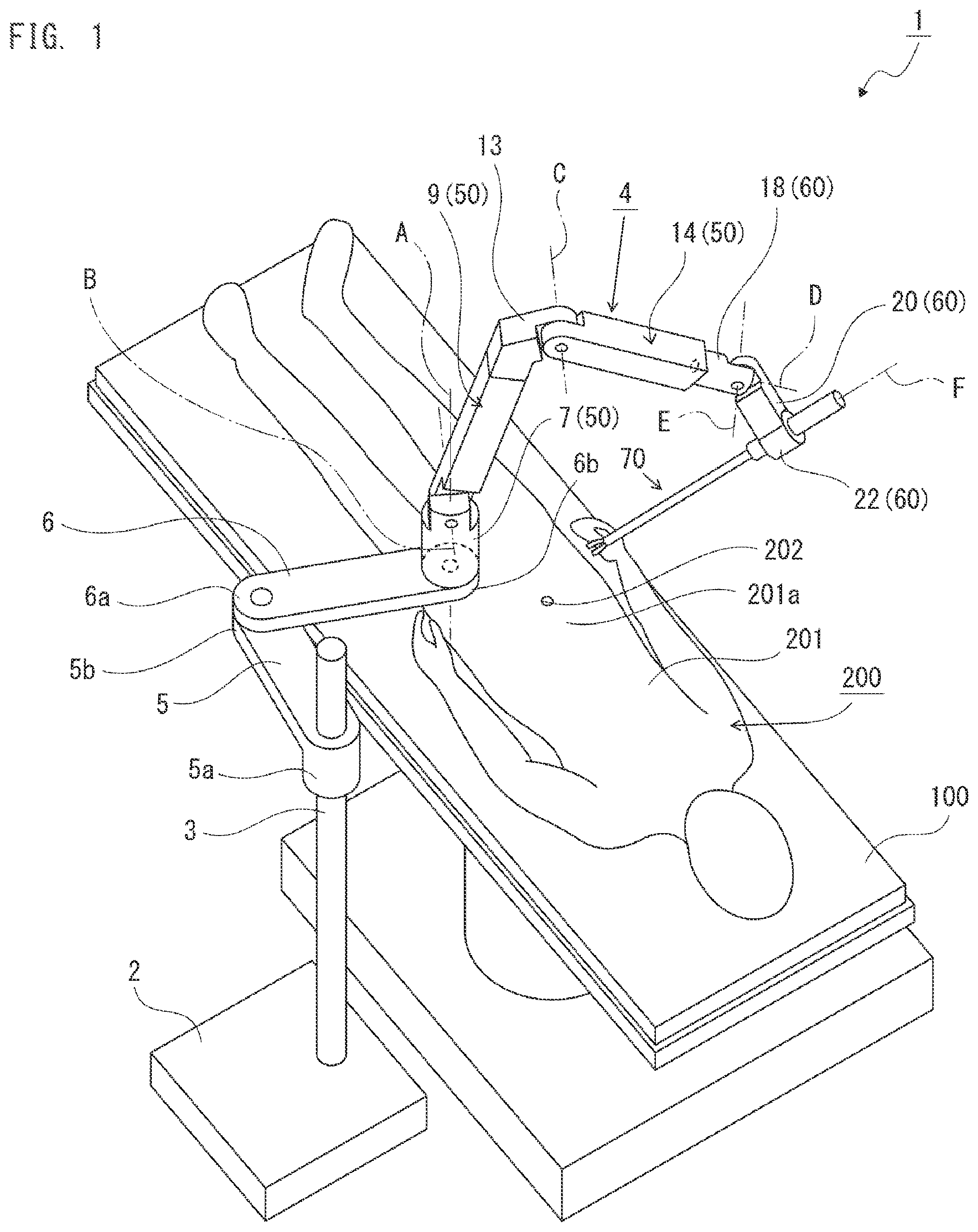 Patent US12376935 — Surgery-assisting device — Figure 1