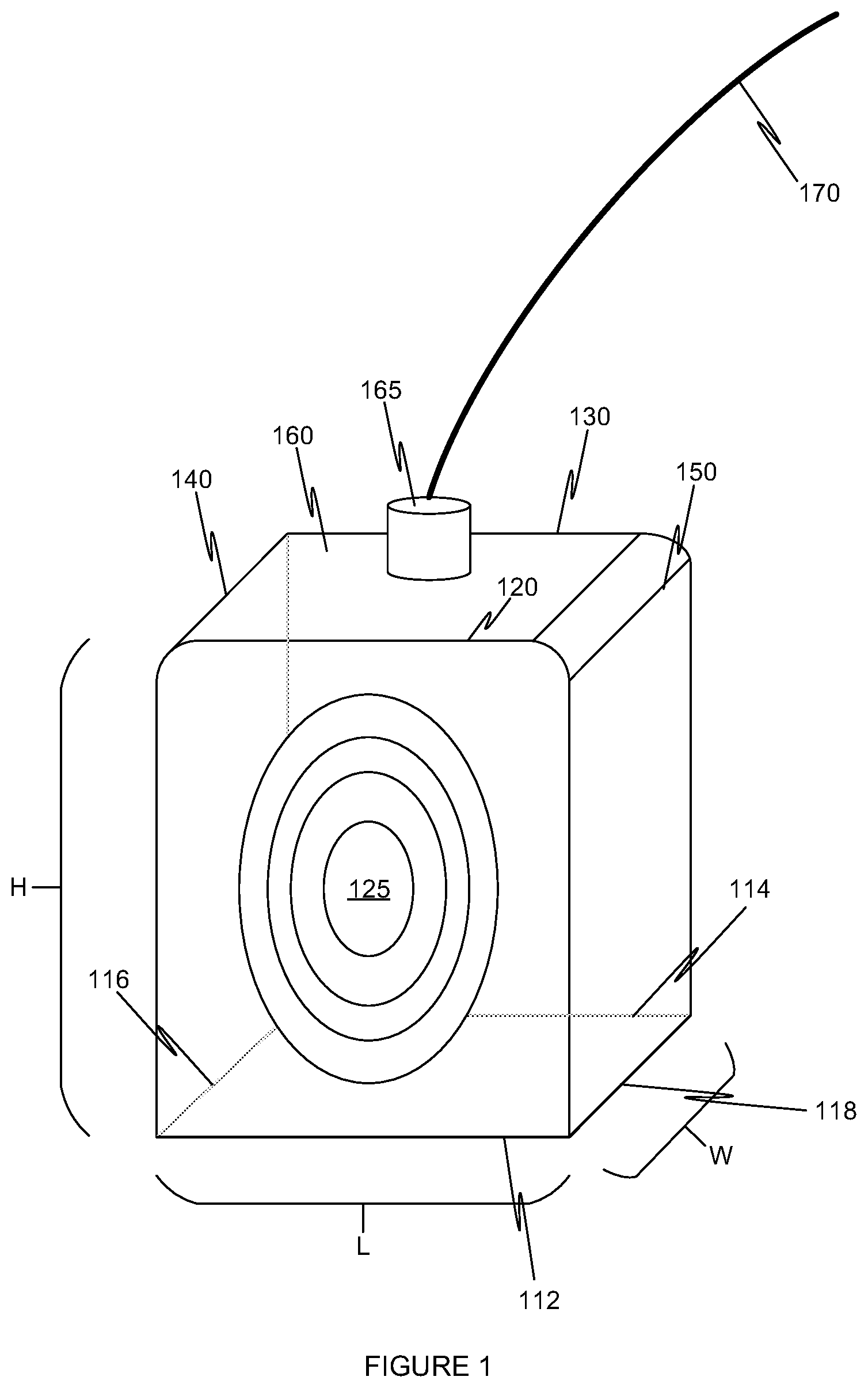 Patent US12376948 — Ultrasonic cleaning device — Figure 1