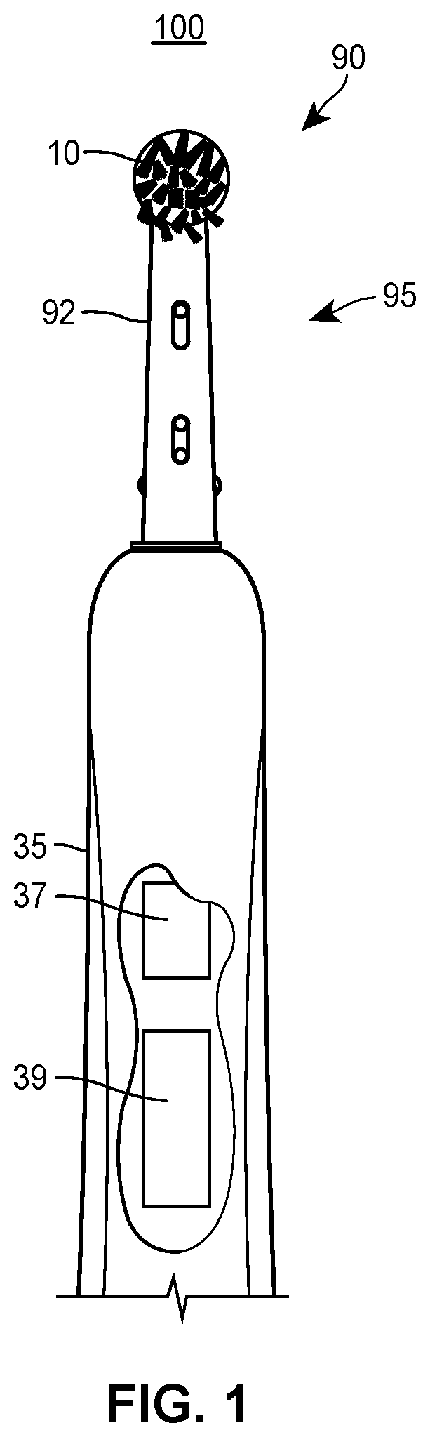 Patent US12376949 — Bristle driven pulsation — Figure 1