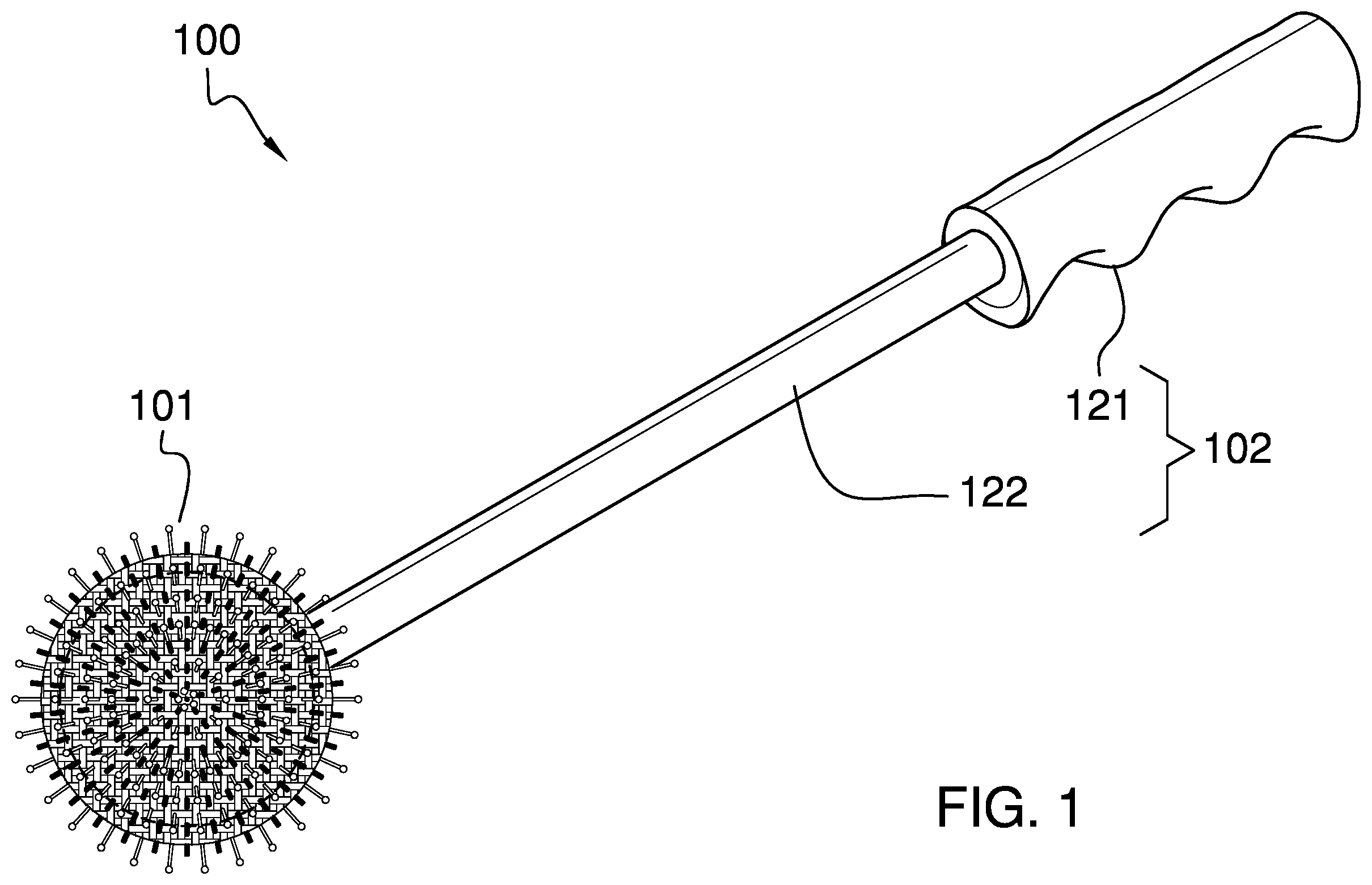 Patent US12376952 — Teeth cleaning dog chew toy — Figure 1