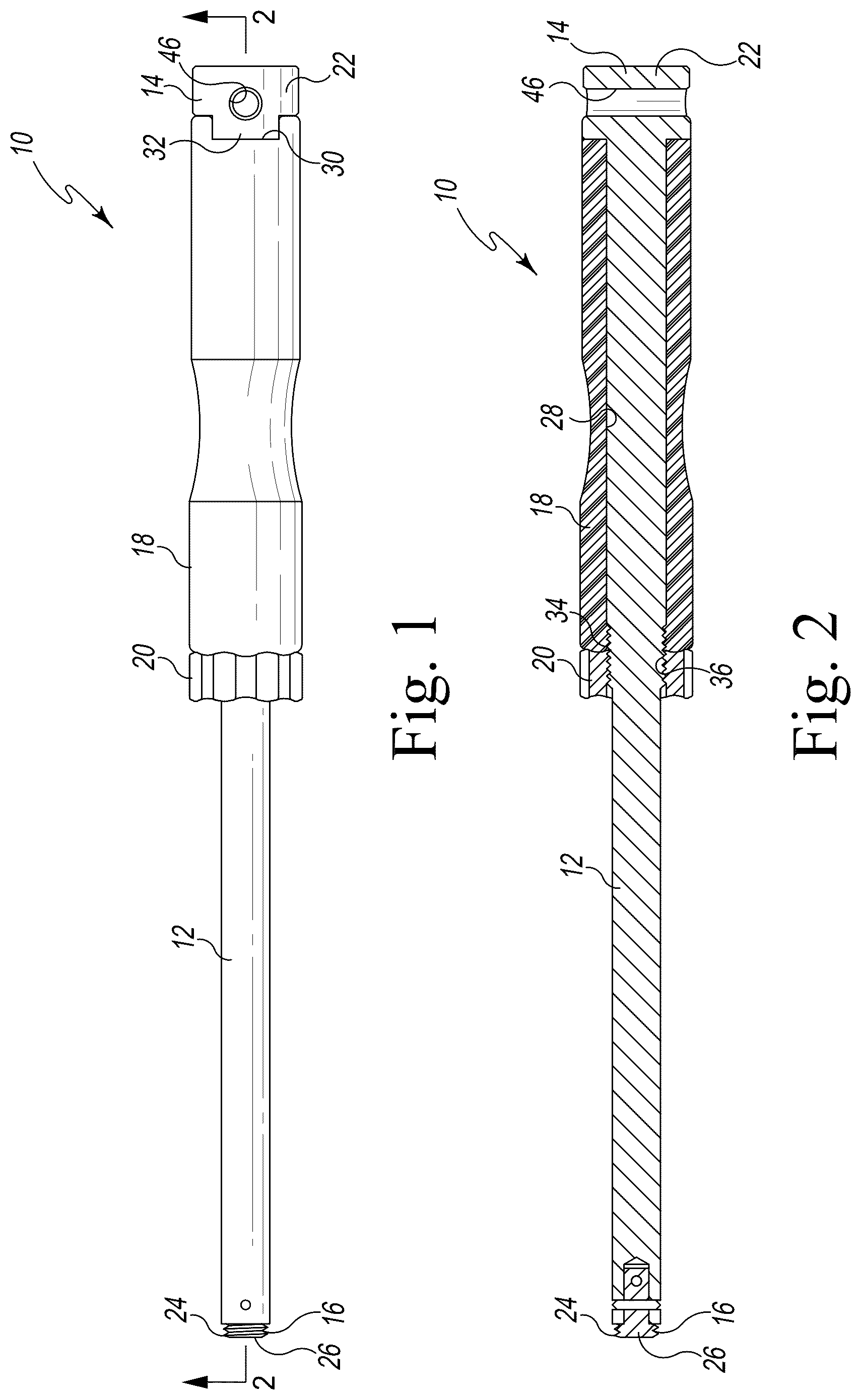 Patent US12376970 — Implant insertion tool for implanting an acetabular component and associated surgical method — Figure 1