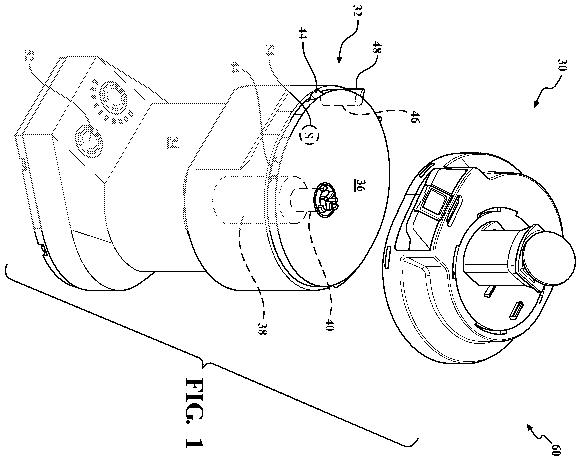 Patent US12376971 — Bone mill with an accessible milling element — Figure 1