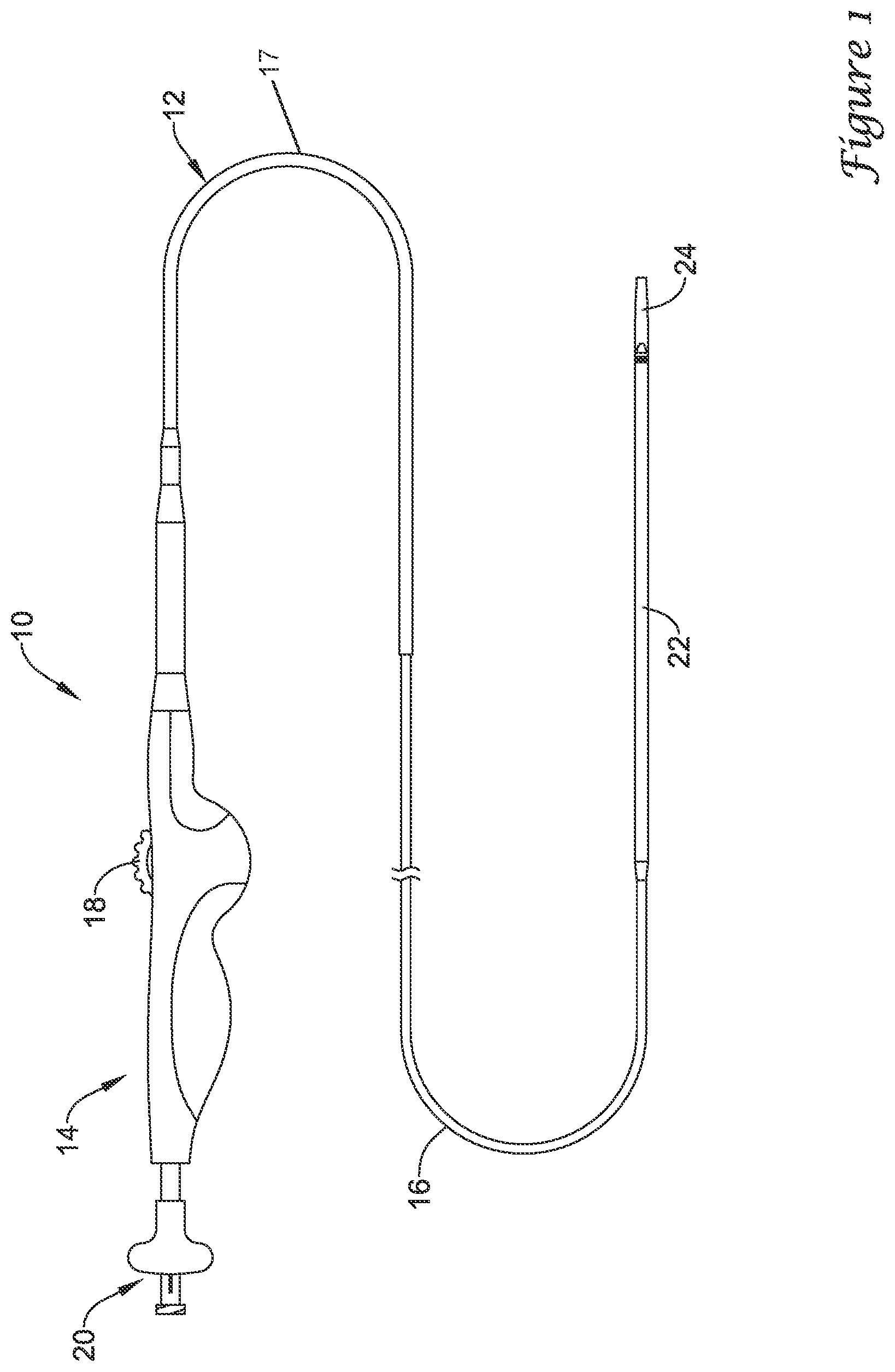 Patent US12376980 — Stent delivery systems with a reconstraining member — Figure 1