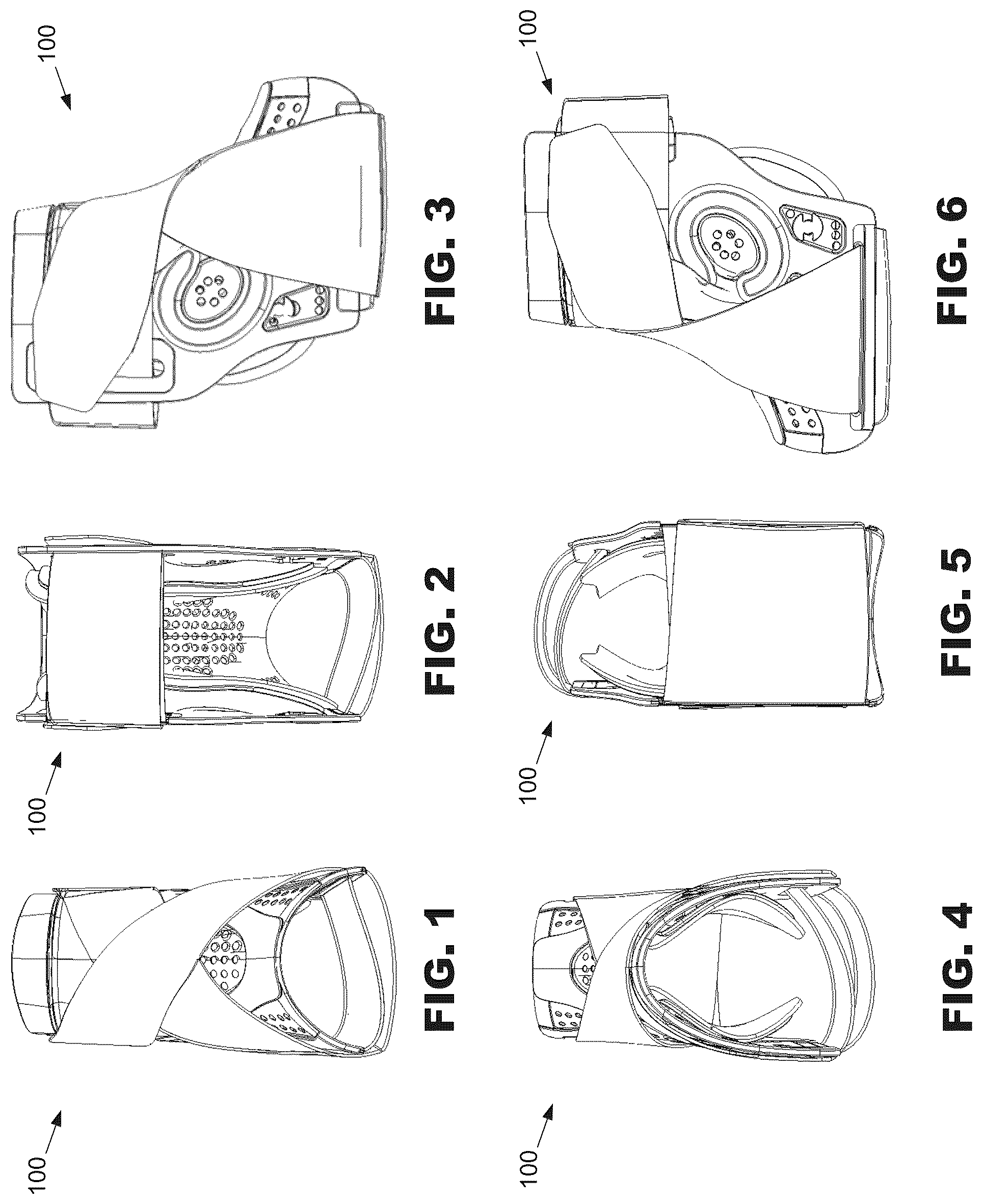 Patent US12376981 — Universal dynamic athletic ankle brace and add-on interior stirrup support system — Figure 1