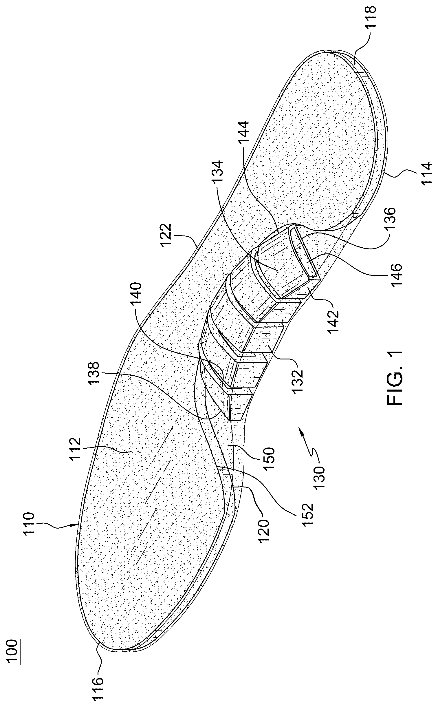 Patent US12376983 — Orthotic arch support devices and methods of use — Figure 1