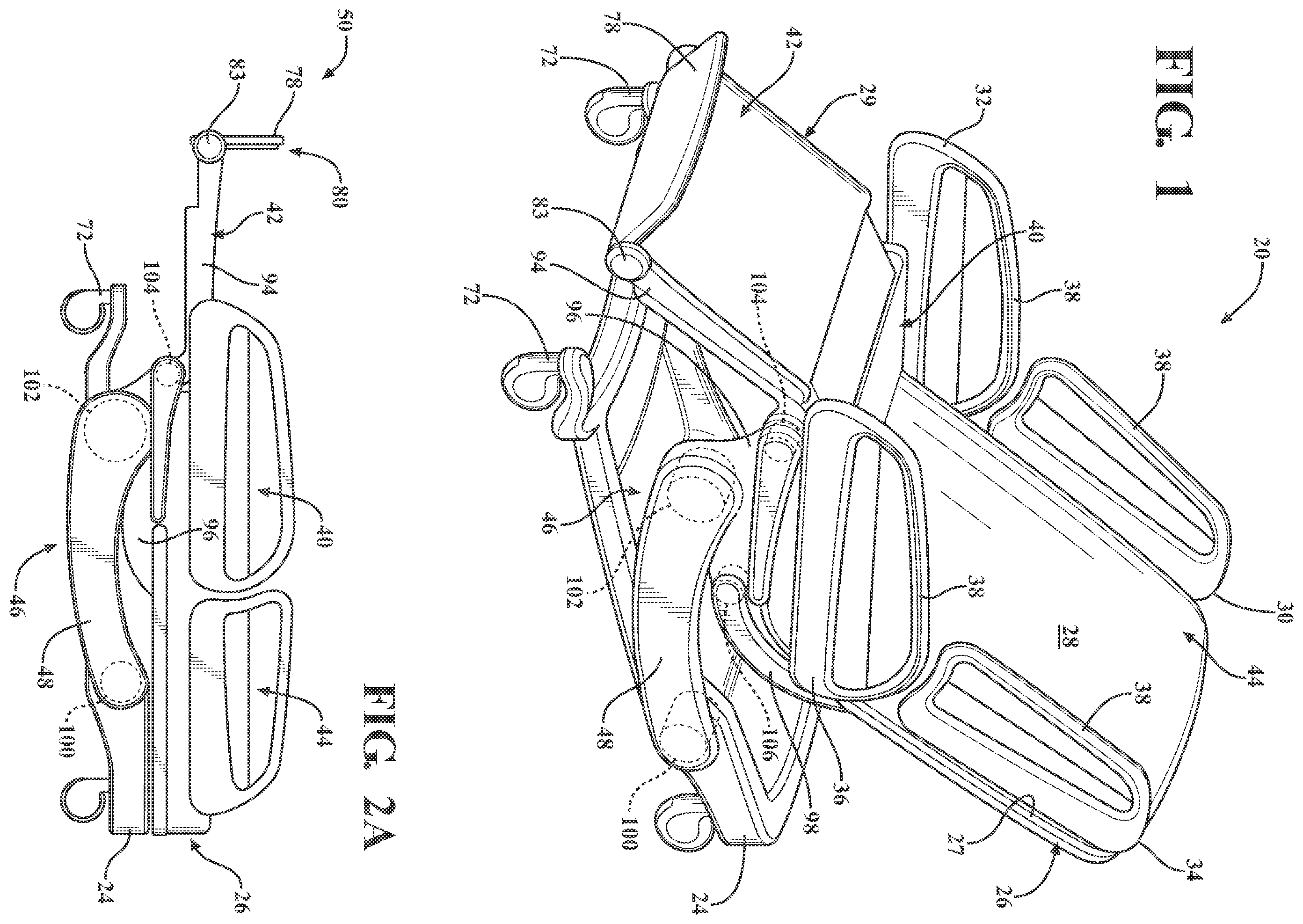 Patent US12377004 — Patient support systems with a chair configuration and a stowable foot section — Figure 1